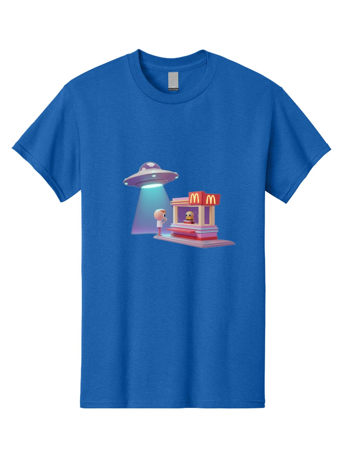 Mcdonald-S-Ufo Men'S Graphic Tee, 100% Cotton, Comfortable Casual Summer Wear, Machine Washable, Vintage Camera, Old Camera, Antique Camera, Black Camera, Classic Photography, Photography Equipment, Nostalgic Device, Film Camera, Camera Art Bar130 1