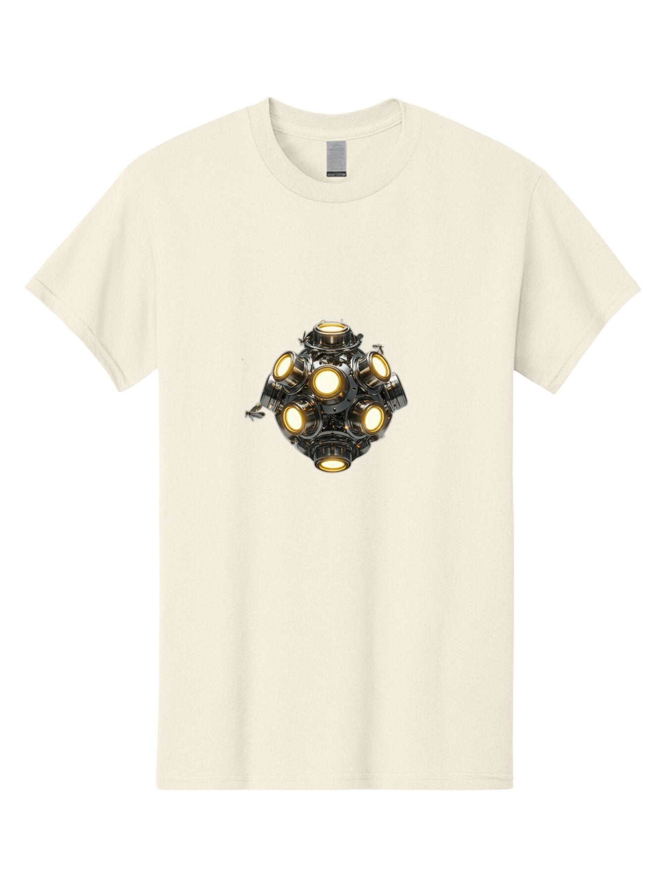 Mechanical-Device-With-Seven-Lights Men'S Graphic Tee, 100% Cotton, Comfortable Casual Summer Wear, Machine Washable, Vintage Camera, Old Camera, Antique Camera, Black Camera, Classic Photography, Photography Equipment, Nostalgic Device, Bar131 12