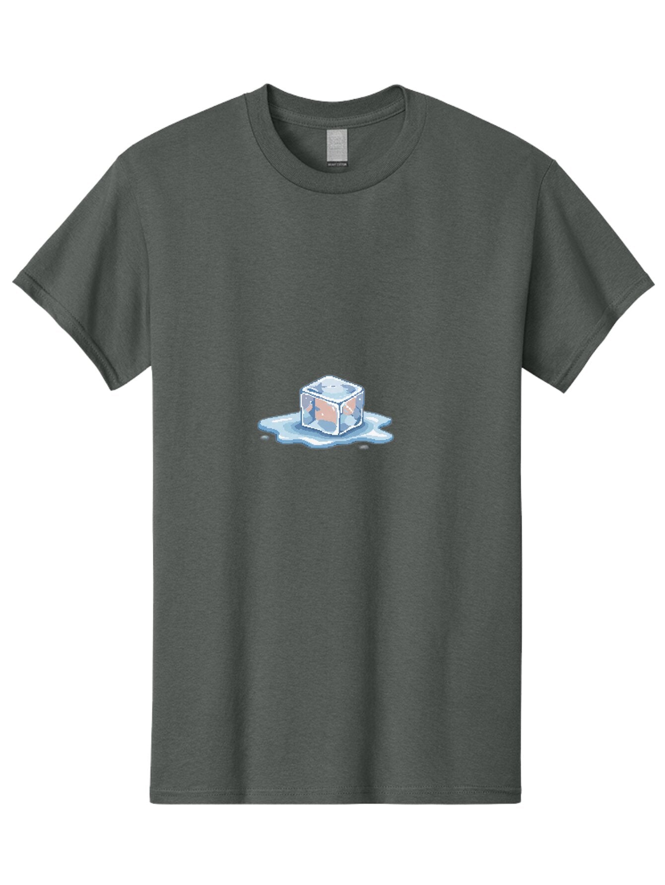 Melting-Ice-Cube-1 Men'S Graphic Tee, 100% Cotton, Comfortable Casual Summer Wear, Machine Washable, Vintage Camera, Old Camera, Antique Camera, Black Camera, Classic Photography, Photography Equipment, Nostalgic Device, Film Camera, Bar135 14