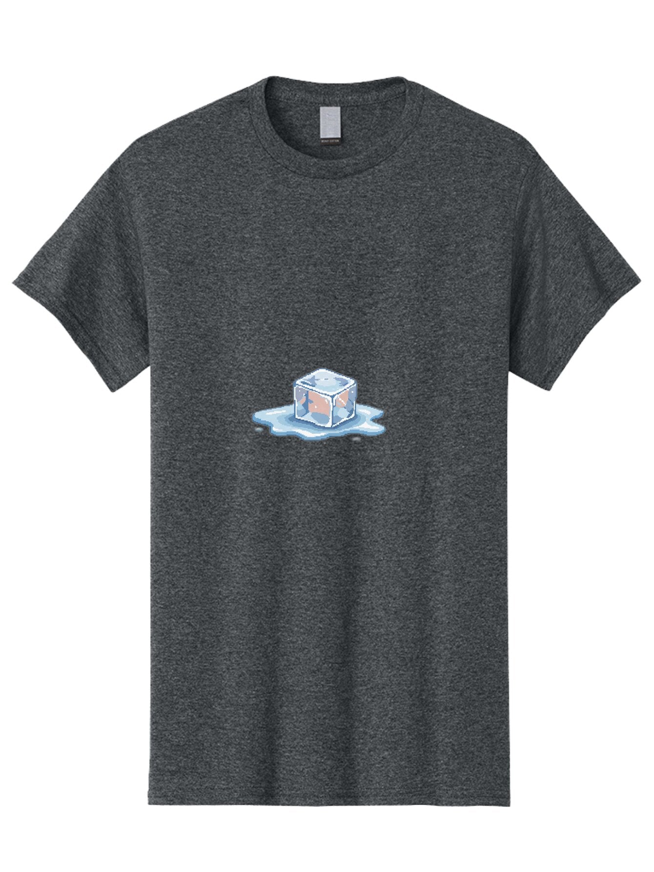 Melting-Ice-Cube-1 Men'S Graphic Tee, 100% Cotton, Comfortable Casual Summer Wear, Machine Washable, Vintage Camera, Old Camera, Antique Camera, Black Camera, Classic Photography, Photography Equipment, Nostalgic Device, Film Camera, Bar135 15