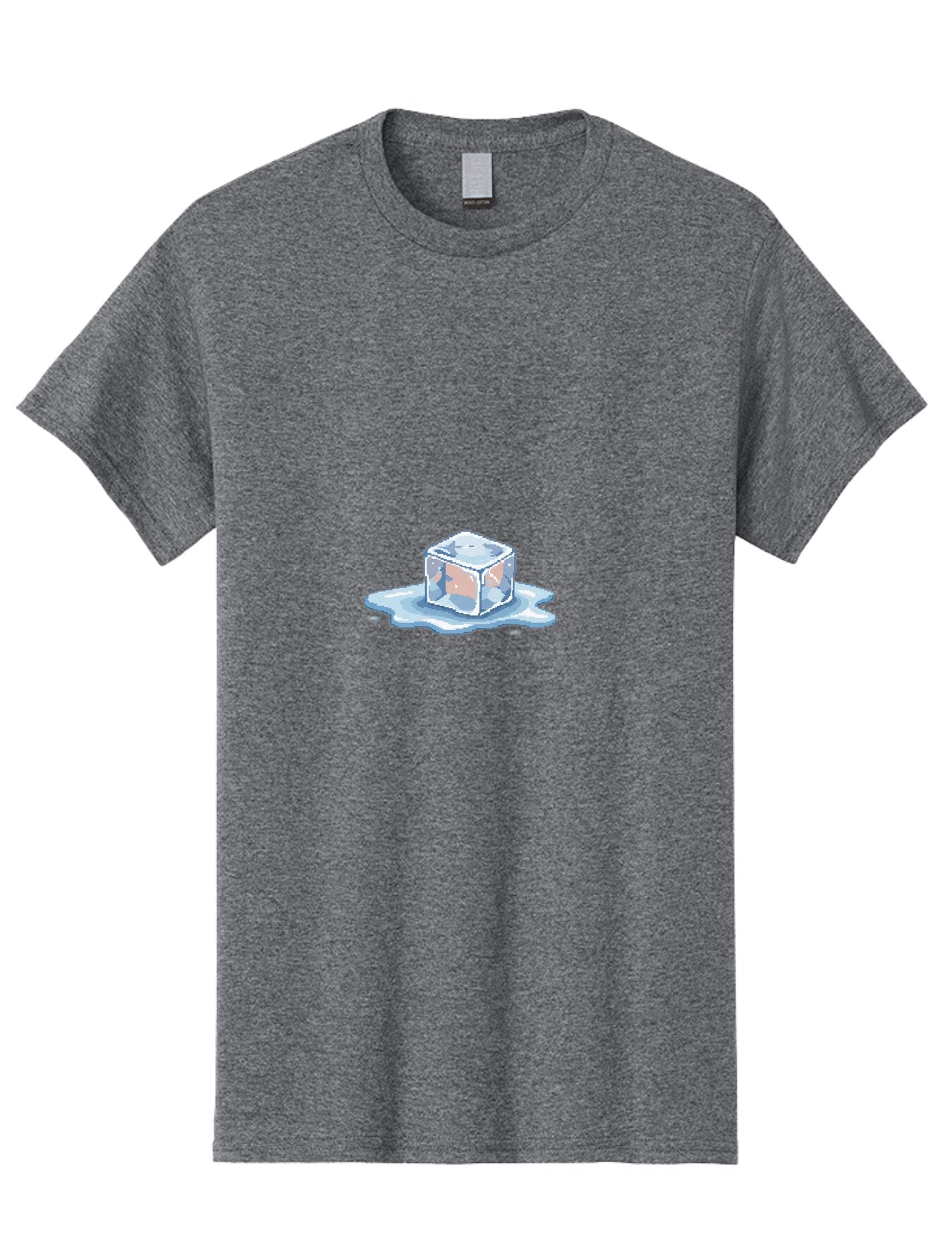 Melting-Ice-Cube-1 Men'S Graphic Tee, 100% Cotton, Comfortable Casual Summer Wear, Machine Washable, Vintage Camera, Old Camera, Antique Camera, Black Camera, Classic Photography, Photography Equipment, Nostalgic Device, Film Camera, Bar135 12
