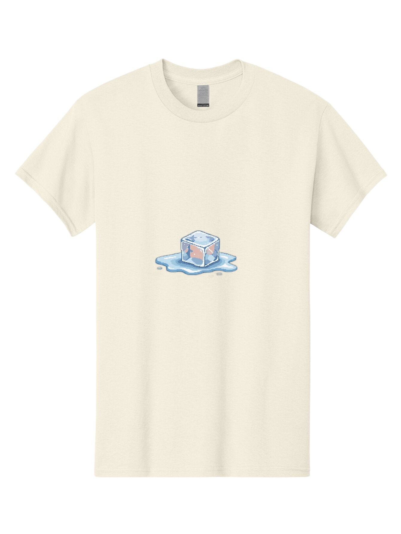 Melting-Ice-Cube-1 Men'S Graphic Tee, 100% Cotton, Comfortable Casual Summer Wear, Machine Washable, Vintage Camera, Old Camera, Antique Camera, Black Camera, Classic Photography, Photography Equipment, Nostalgic Device, Film Camera, Bar135 1