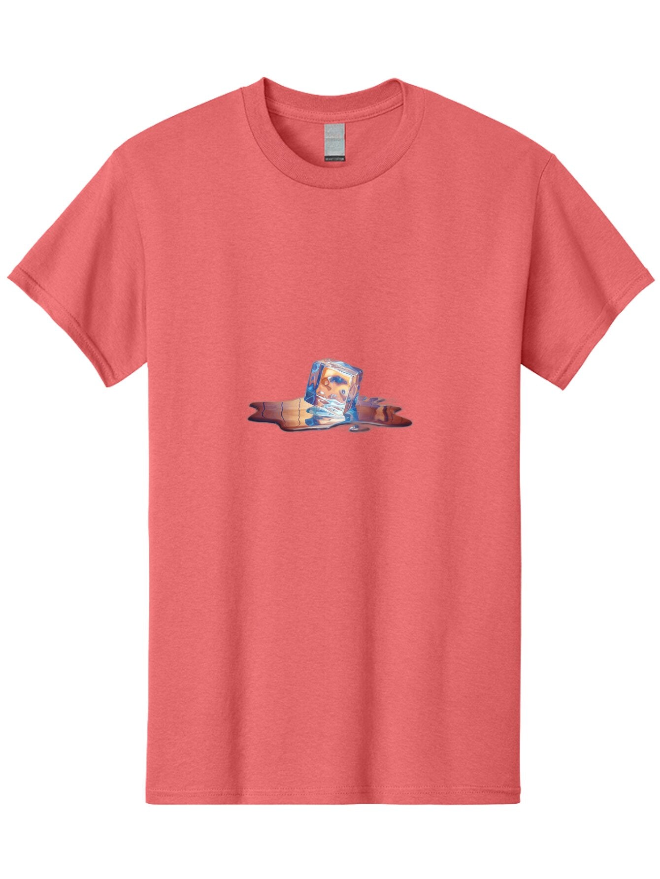 Melting-Ice-Cube-2 Men'S Graphic Tee, 100% Cotton, Comfortable Casual Summer Wear, Machine Washable, Vintage Camera, Old Camera, Antique Camera, Black Camera, Classic Photography, Photography Equipment, Nostalgic Device, Film Camera, Bar136 10