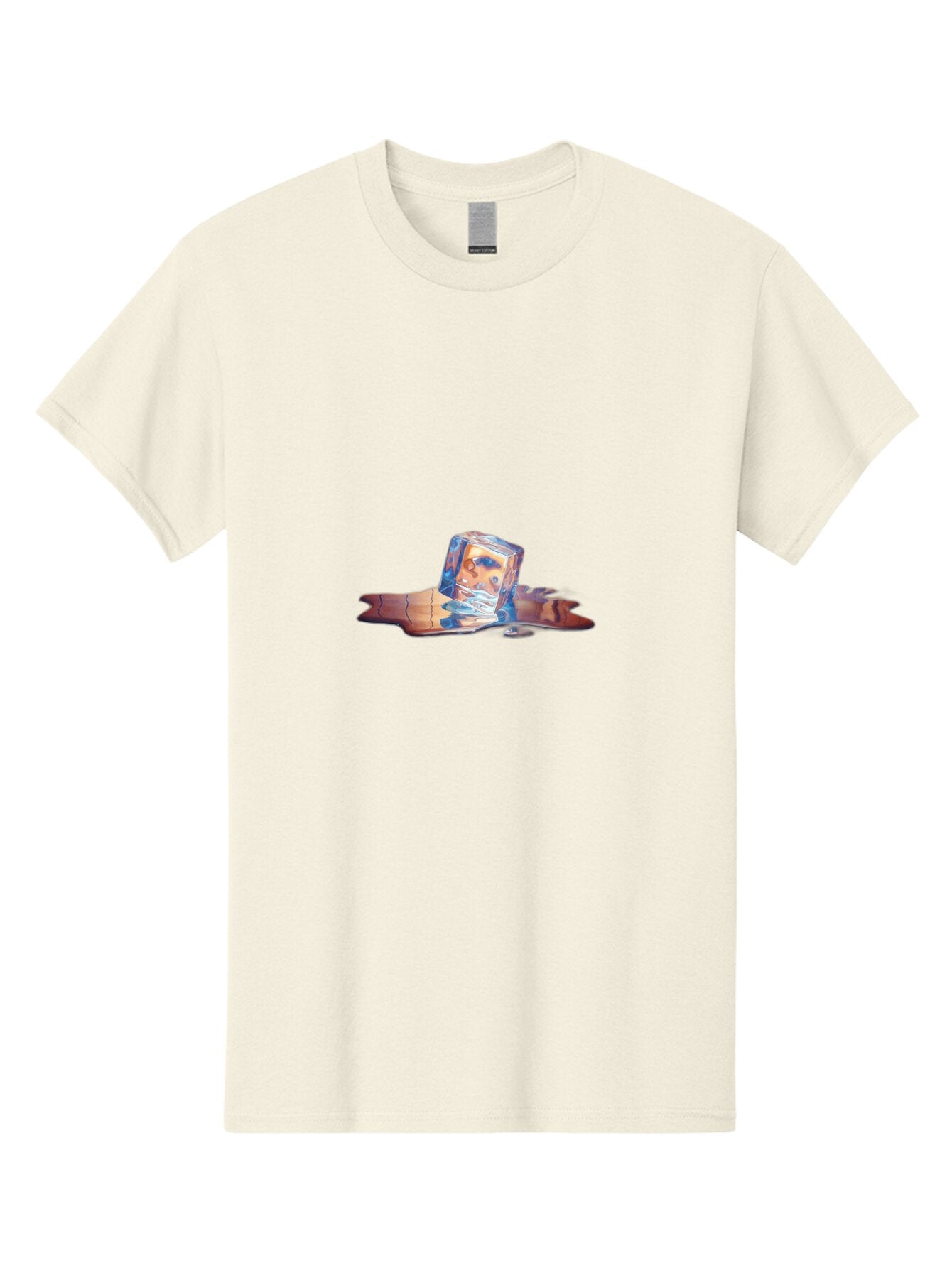 Melting-Ice-Cube-2 Men'S Graphic Tee, 100% Cotton, Comfortable Casual Summer Wear, Machine Washable, Vintage Camera, Old Camera, Antique Camera, Black Camera, Classic Photography, Photography Equipment, Nostalgic Device, Film Camera, Bar136 14