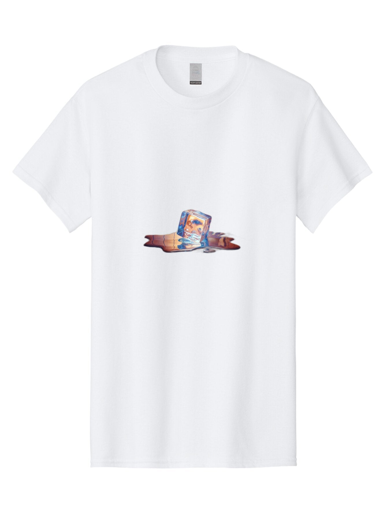 Melting-Ice-Cube-2 Men'S Graphic Tee, 100% Cotton, Comfortable Casual Summer Wear, Machine Washable, Vintage Camera, Old Camera, Antique Camera, Black Camera, Classic Photography, Photography Equipment, Nostalgic Device, Film Camera, Bar136 11