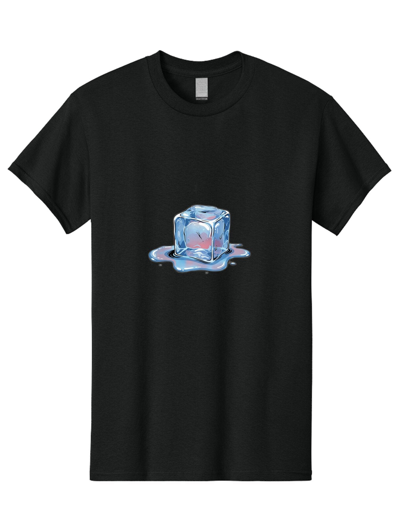 Melting-Ice-Cube-3 Men'S Graphic Tee, 100% Cotton, Comfortable Casual Summer Wear, Machine Washable, Vintage Camera, Old Camera, Antique Camera, Black Camera, Classic Photography, Photography Equipment, Nostalgic Device, Film Camera, Bar137 14