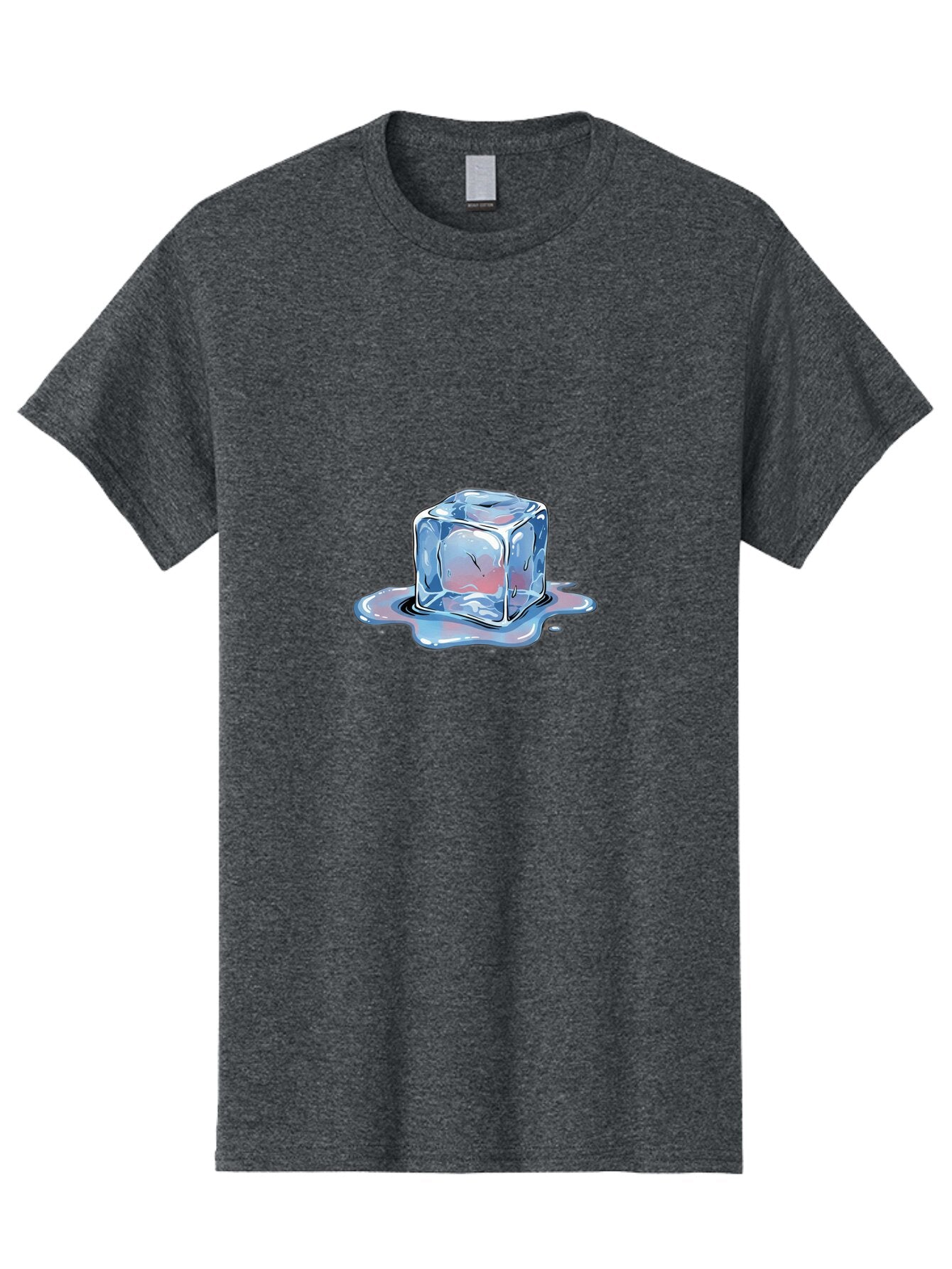 Melting-Ice-Cube-3 Men'S Graphic Tee, 100% Cotton, Comfortable Casual Summer Wear, Machine Washable, Vintage Camera, Old Camera, Antique Camera, Black Camera, Classic Photography, Photography Equipment, Nostalgic Device, Film Camera, Bar137 11