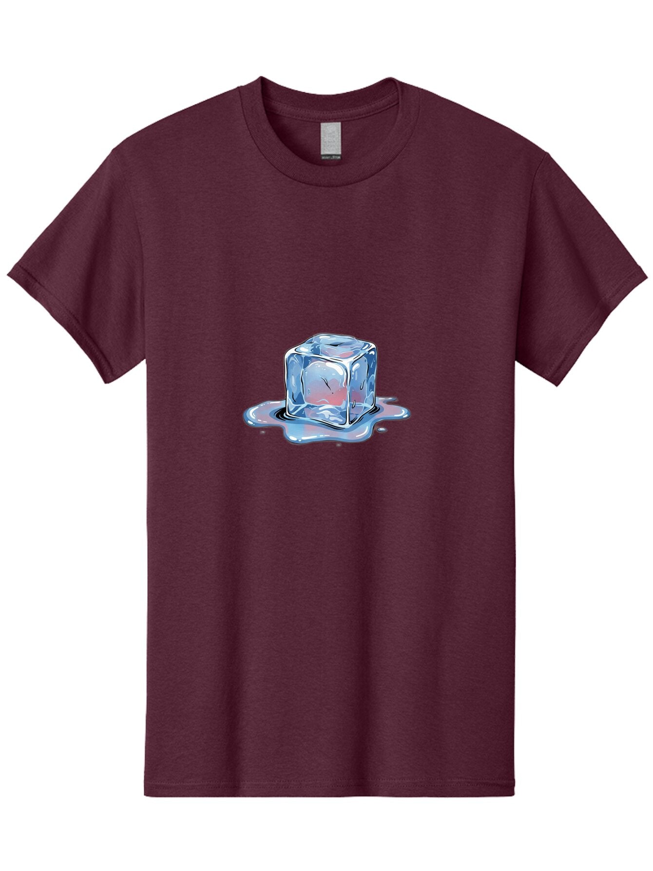 Melting-Ice-Cube-3 Men'S Graphic Tee, 100% Cotton, Comfortable Casual Summer Wear, Machine Washable, Vintage Camera, Old Camera, Antique Camera, Black Camera, Classic Photography, Photography Equipment, Nostalgic Device, Film Camera, Bar137 10
