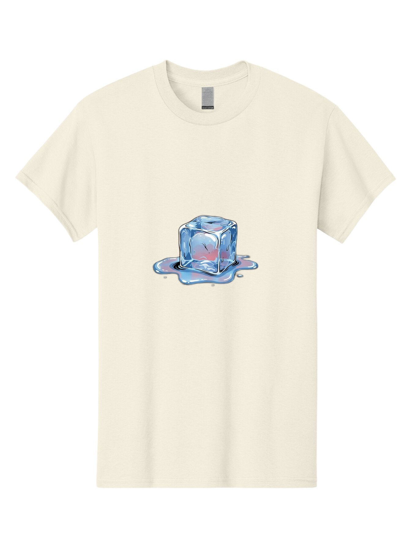Melting-Ice-Cube-3 Men'S Graphic Tee, 100% Cotton, Comfortable Casual Summer Wear, Machine Washable, Vintage Camera, Old Camera, Antique Camera, Black Camera, Classic Photography, Photography Equipment, Nostalgic Device, Film Camera, Bar137 12