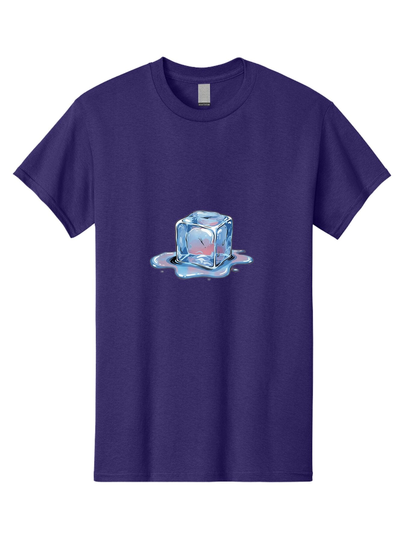 Melting-Ice-Cube-3 Men'S Graphic Tee, 100% Cotton, Comfortable Casual Summer Wear, Machine Washable, Vintage Camera, Old Camera, Antique Camera, Black Camera, Classic Photography, Photography Equipment, Nostalgic Device, Film Camera, Bar137 5