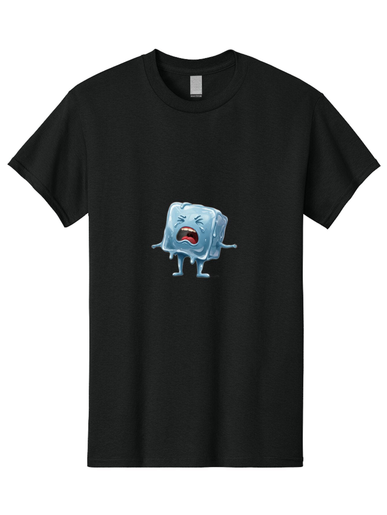 Melting-Ice-Cube Men'S Graphic Tee, 100% Cotton, Comfortable Casual Summer Wear, Machine Washable, Vintage Camera, Old Camera, Antique Camera, Black Camera, Classic Photography, Photography Equipment, Nostalgic Device, Film Camera, Camera Art Bar139 7