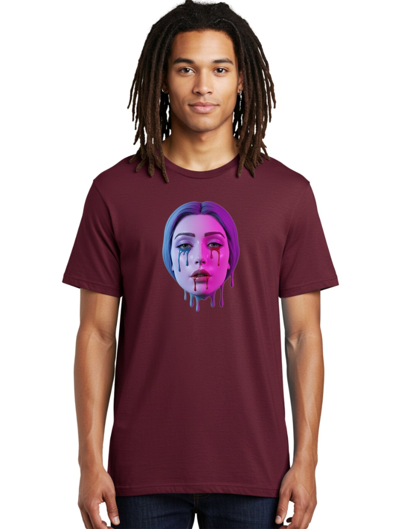 Melting-Mannequin-Head Men'S Graphic Tee, 100% Cotton, Comfortable Casual Summer Wear, Machine Washable, Vintage Camera, Old Camera, Antique Camera, Black Camera, Classic Photography, Photography Equipment, Nostalgic Device, Film Camera, Bar140 30