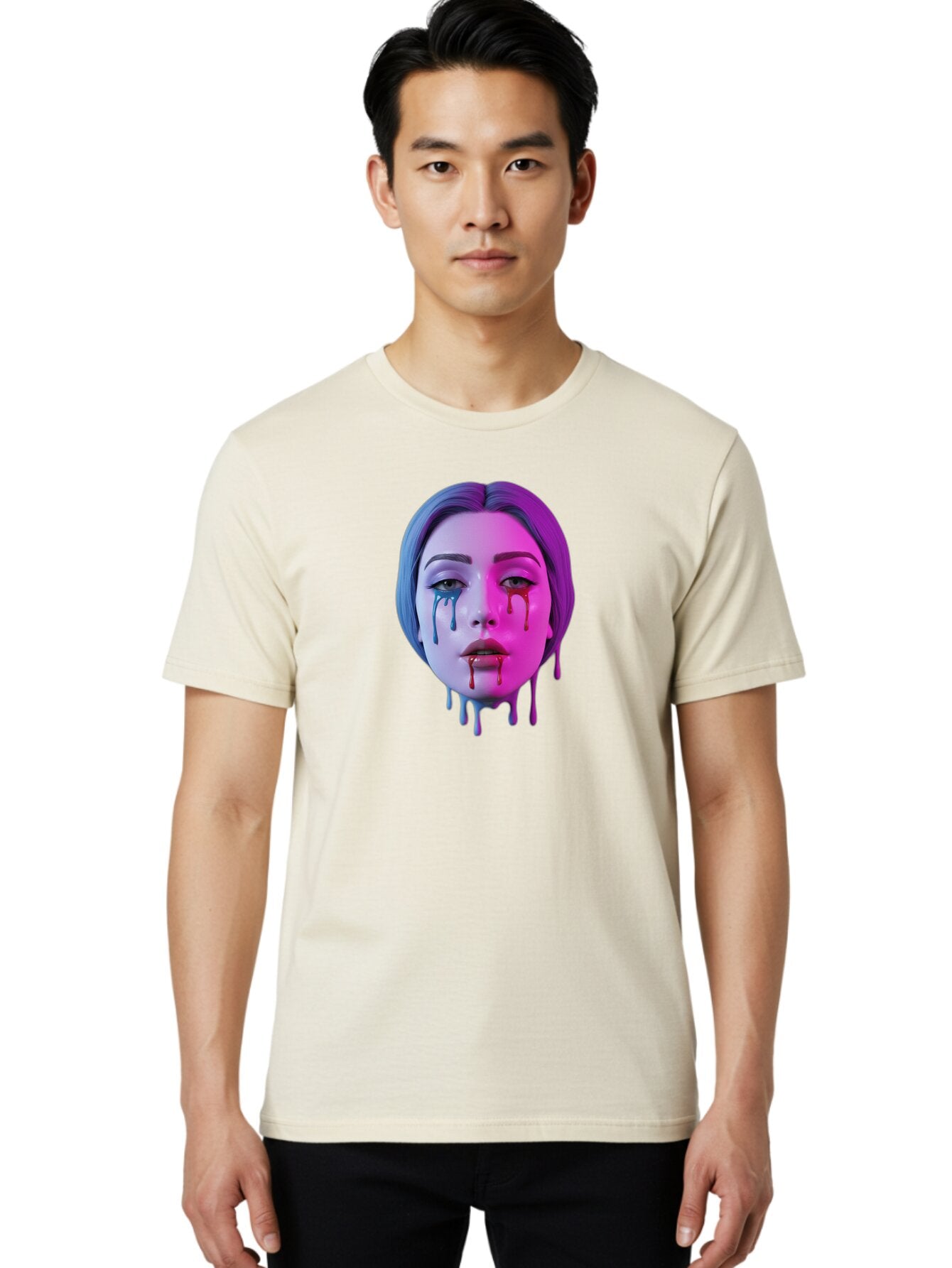 Melting-Mannequin-Head Men'S Graphic Tee, 100% Cotton, Comfortable Casual Summer Wear, Machine Washable, Vintage Camera, Old Camera, Antique Camera, Black Camera, Classic Photography, Photography Equipment, Nostalgic Device, Film Camera, Bar140 18