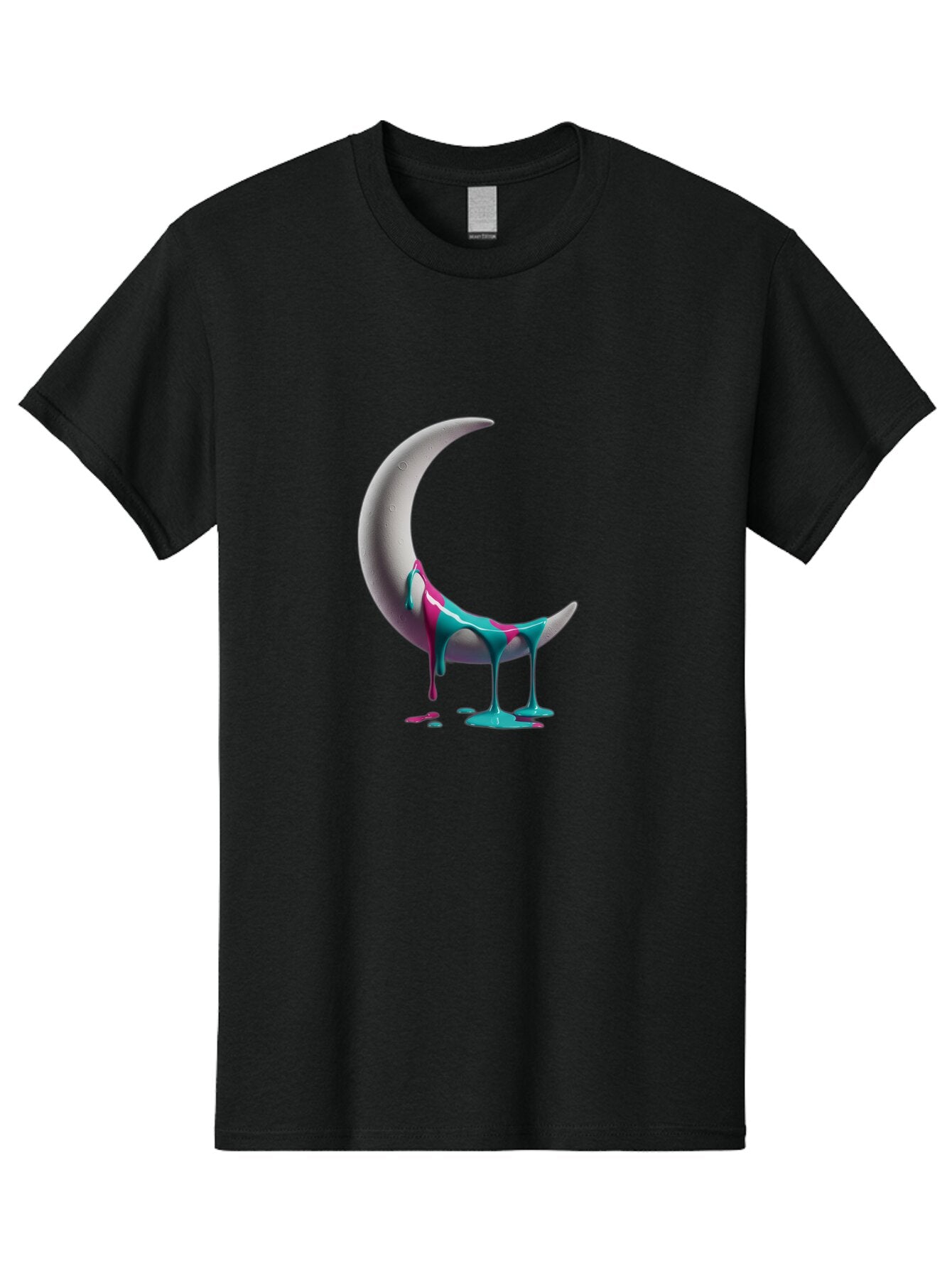 Melting-Moon-1 Men'S Graphic Tee, 100% Cotton, Comfortable Casual Summer Wear, Machine Washable, Vintage Camera, Old Camera, Antique Camera, Black Camera, Classic Photography, Photography Equipment, Nostalgic Device, Film Camera, Camera Art Bar141 4