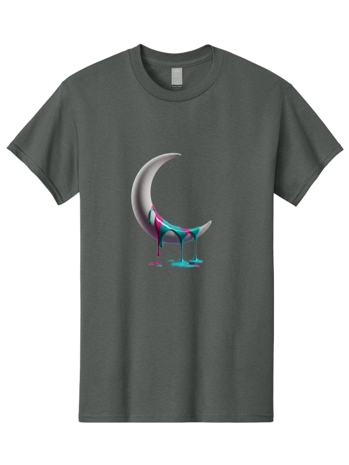 Melting-Moon-1 Men'S Graphic Tee, 100% Cotton, Comfortable Casual Summer Wear, Machine Washable, Vintage Camera, Old Camera, Antique Camera, Black Camera, Classic Photography, Photography Equipment, Nostalgic Device, Film Camera, Camera Art Bar141 6