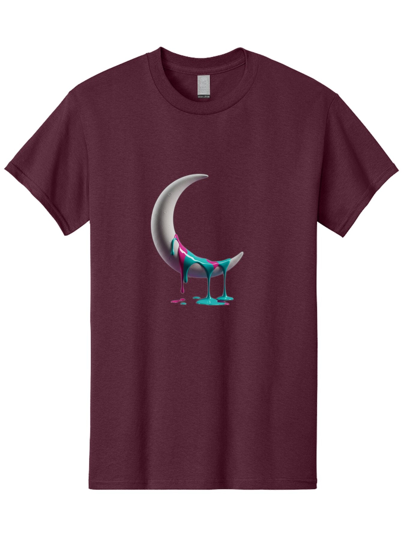 Melting-Moon-1 Men'S Graphic Tee, 100% Cotton, Comfortable Casual Summer Wear, Machine Washable, Vintage Camera, Old Camera, Antique Camera, Black Camera, Classic Photography, Photography Equipment, Nostalgic Device, Film Camera, Camera Art Bar141 3