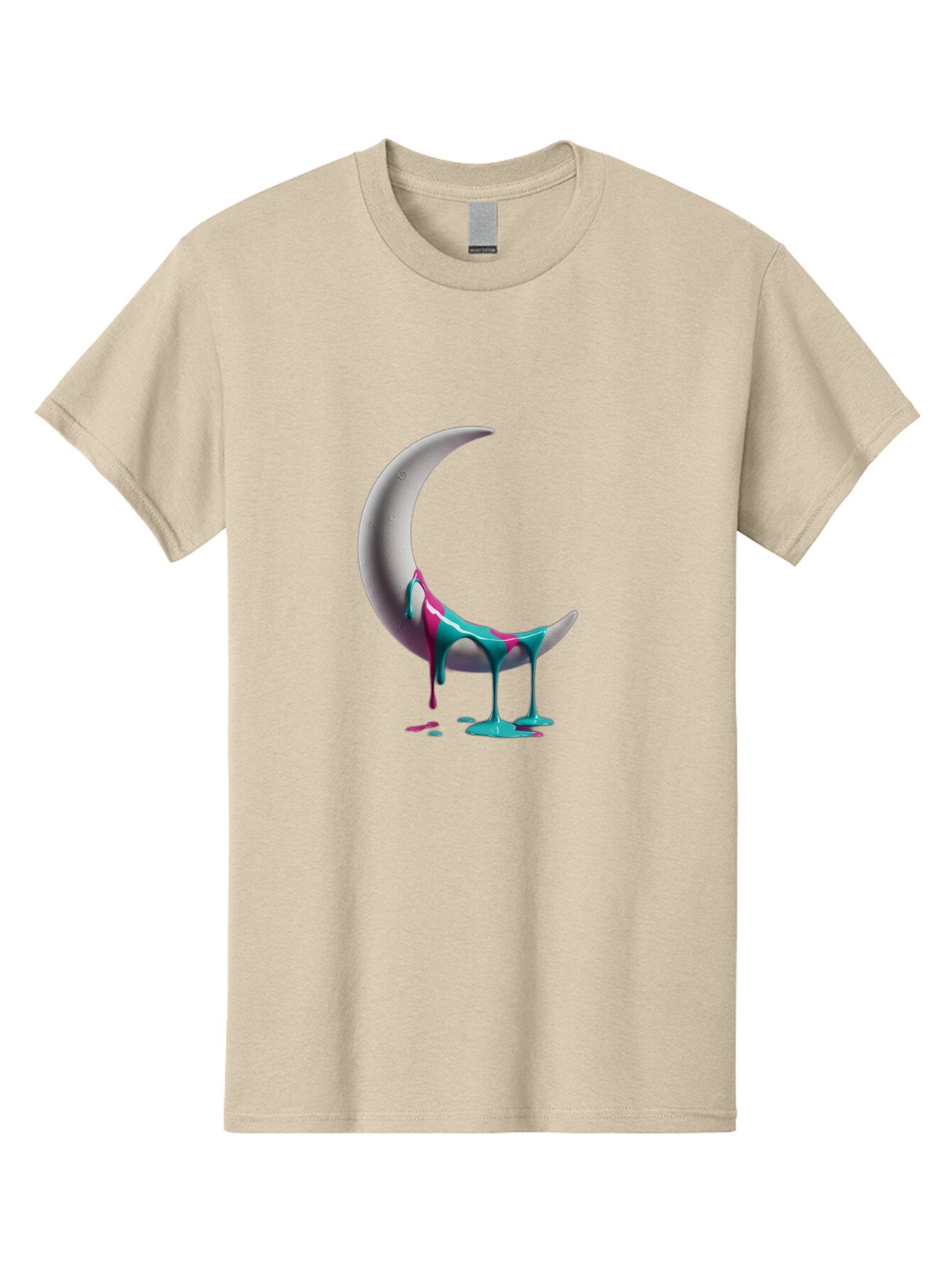 Melting-Moon-1 Men'S Graphic Tee, 100% Cotton, Comfortable Casual Summer Wear, Machine Washable, Vintage Camera, Old Camera, Antique Camera, Black Camera, Classic Photography, Photography Equipment, Nostalgic Device, Film Camera, Camera Art Bar141 2