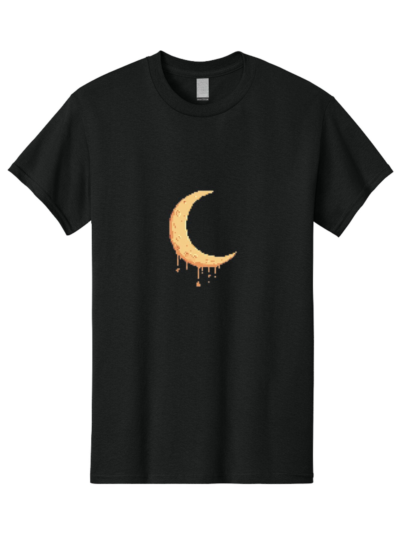 Melting-Moon-2 Men'S Graphic Tee, 100% Cotton, Comfortable Casual Summer Wear, Machine Washable, Vintage Camera, Old Camera, Antique Camera, Black Camera, Classic Photography, Photography Equipment, Nostalgic Device, Film Camera, Camera Art Bar142 3