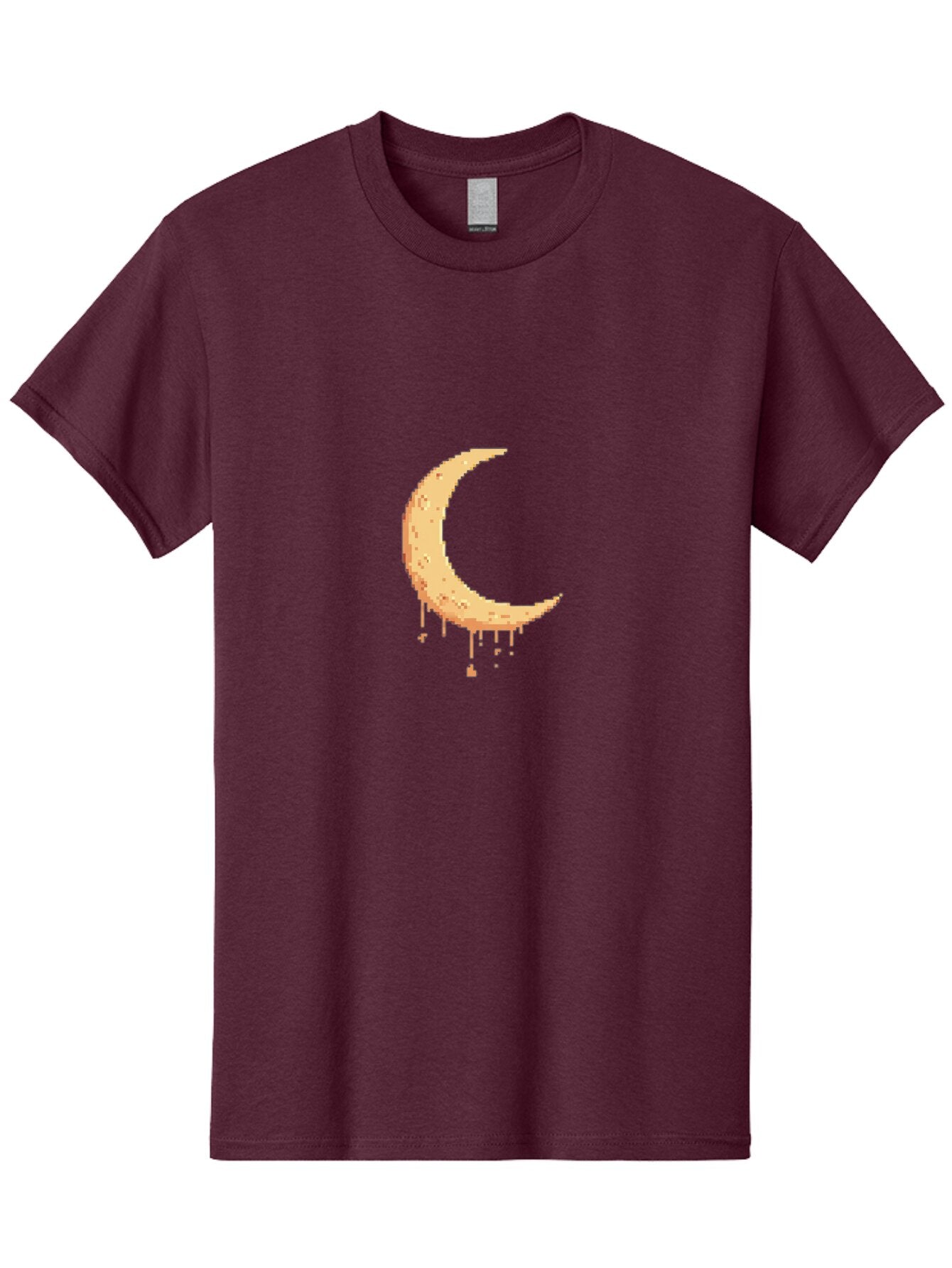 Melting-Moon-2 Men'S Graphic Tee, 100% Cotton, Comfortable Casual Summer Wear, Machine Washable, Vintage Camera, Old Camera, Antique Camera, Black Camera, Classic Photography, Photography Equipment, Nostalgic Device, Film Camera, Camera Art Bar142 9