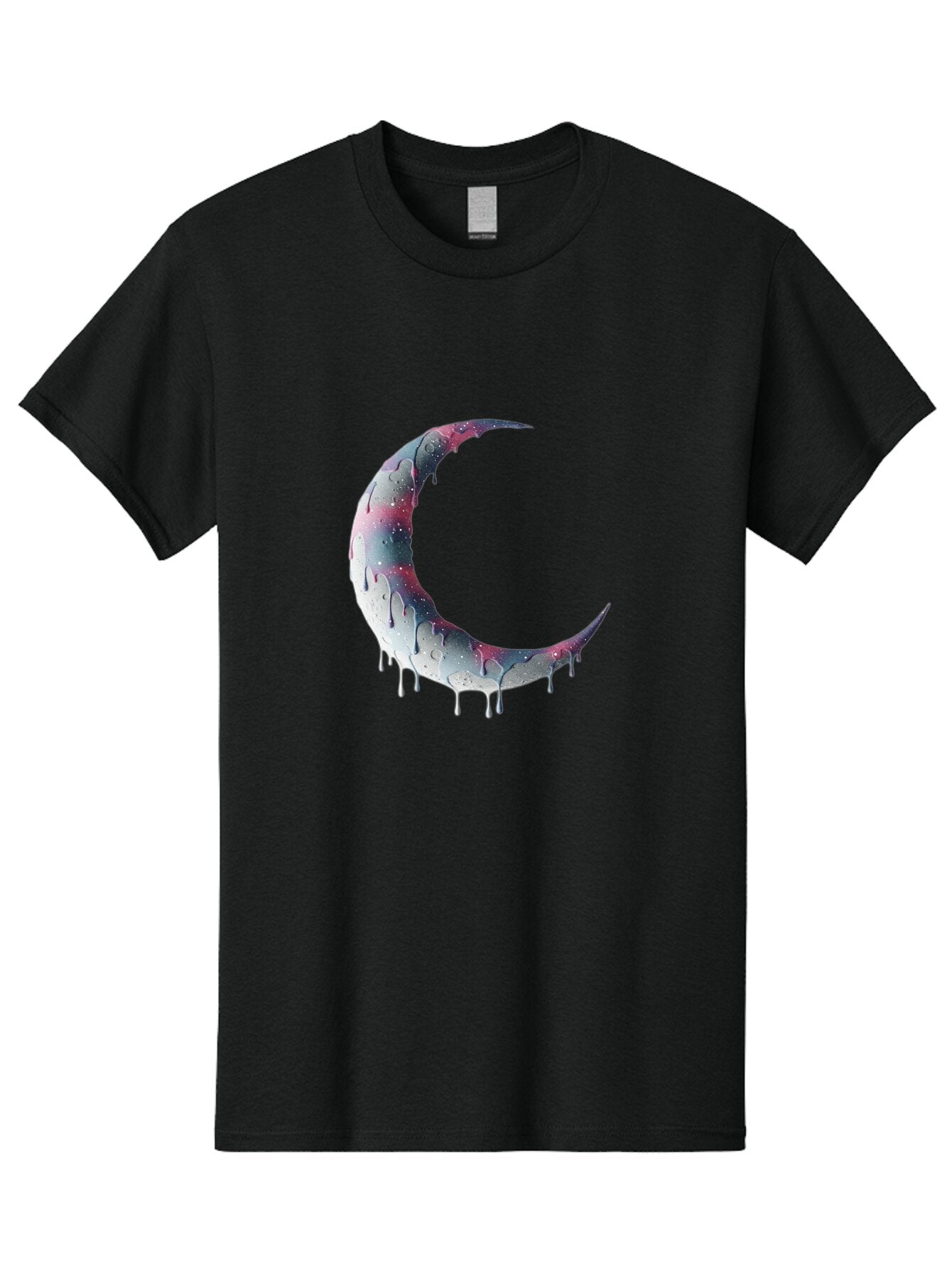 Melting-Moon-3 Men'S Graphic Tee, 100% Cotton, Comfortable Casual Summer Wear, Machine Washable, Vintage Camera, Old Camera, Antique Camera, Black Camera, Classic Photography, Photography Equipment, Nostalgic Device, Film Camera, Camera Art Bar143 5