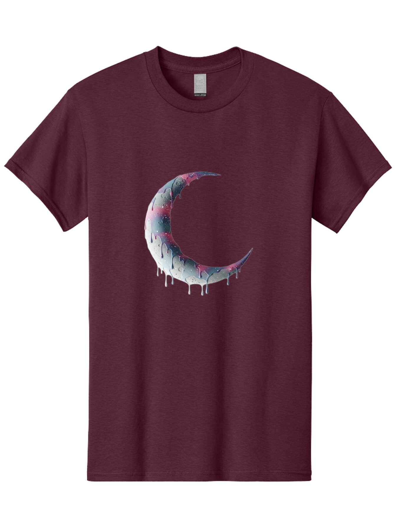 Melting-Moon-3 Men'S Graphic Tee, 100% Cotton, Comfortable Casual Summer Wear, Machine Washable, Vintage Camera, Old Camera, Antique Camera, Black Camera, Classic Photography, Photography Equipment, Nostalgic Device, Film Camera, Camera Art Bar143 1
