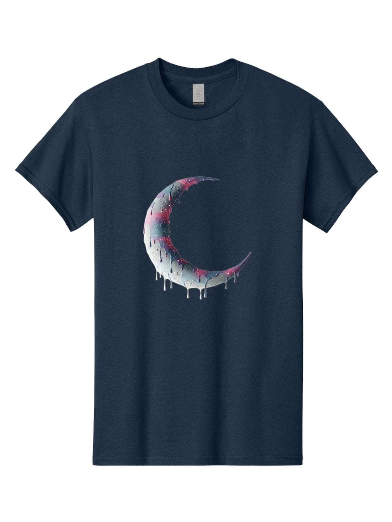 Melting-Moon-3 Men'S Graphic Tee, 100% Cotton, Comfortable Casual Summer Wear, Machine Washable, Vintage Camera, Old Camera, Antique Camera, Black Camera, Classic Photography, Photography Equipment, Nostalgic Device, Film Camera, Camera Art Bar143 2