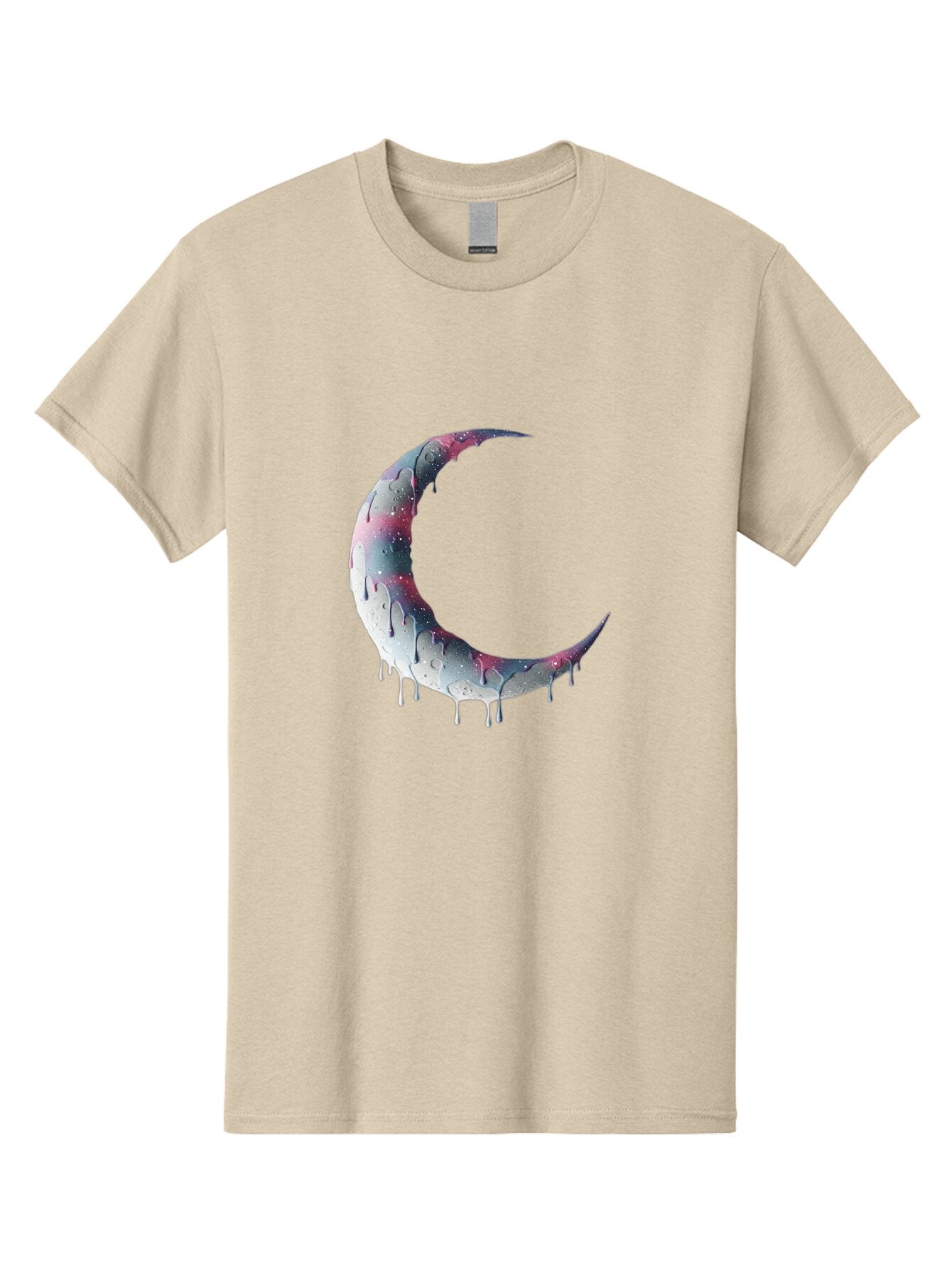 Melting-Moon-3 Men'S Graphic Tee, 100% Cotton, Comfortable Casual Summer Wear, Machine Washable, Vintage Camera, Old Camera, Antique Camera, Black Camera, Classic Photography, Photography Equipment, Nostalgic Device, Film Camera, Camera Art Bar143 9
