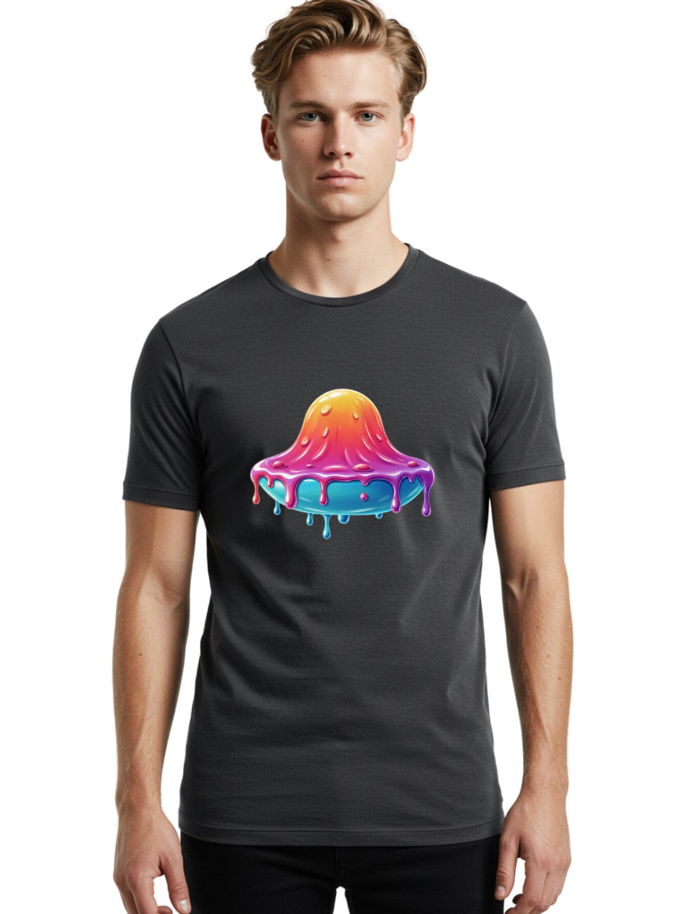 Melting-Ufo Men'S Graphic Tee, 100% Cotton, Comfortable Casual Summer Wear, Machine Washable, Vintage Camera, Old Camera, Antique Camera, Black Camera, Classic Photography, Photography Equipment, Nostalgic Device, Film Camera, Camera Art Bar147 20