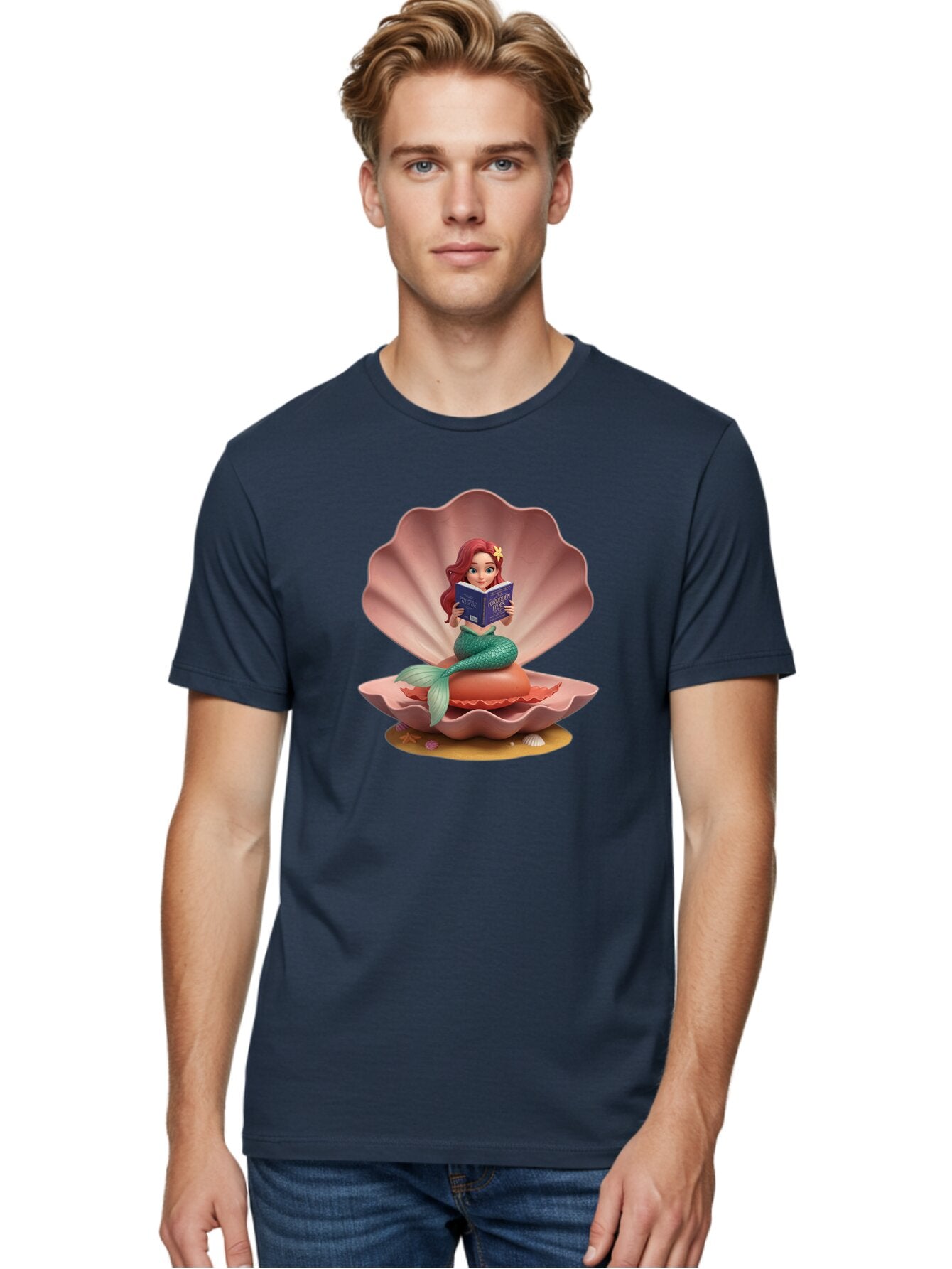 Mermaid-Reading Men'S Graphic Tee, 100% Cotton, Comfortable Casual Summer Wear, Machine Washable, Vintage Camera, Old Camera, Antique Camera, Black Camera, Classic Photography, Photography Equipment, Nostalgic Device, Film Camera, Camera Art Bar149 16