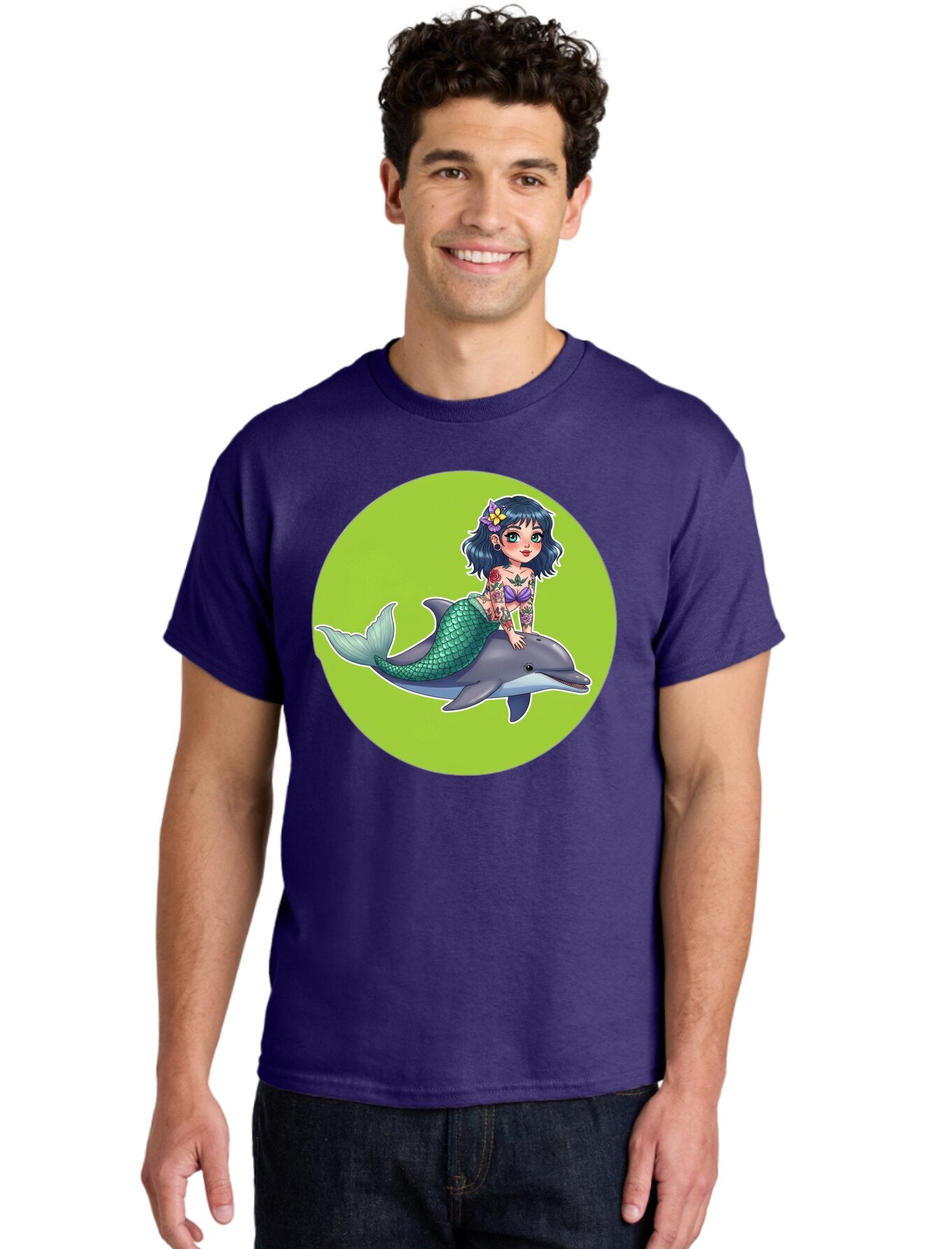 Mermaid-Riding-Dolphin Men'S Graphic Tee, 100% Cotton, Comfortable Casual Summer Wear, Machine Washable, Vintage Camera, Old Camera, Antique Camera, Black Camera, Classic Photography, Photography Equipment, Nostalgic Device, Film Camera, Bar150 21