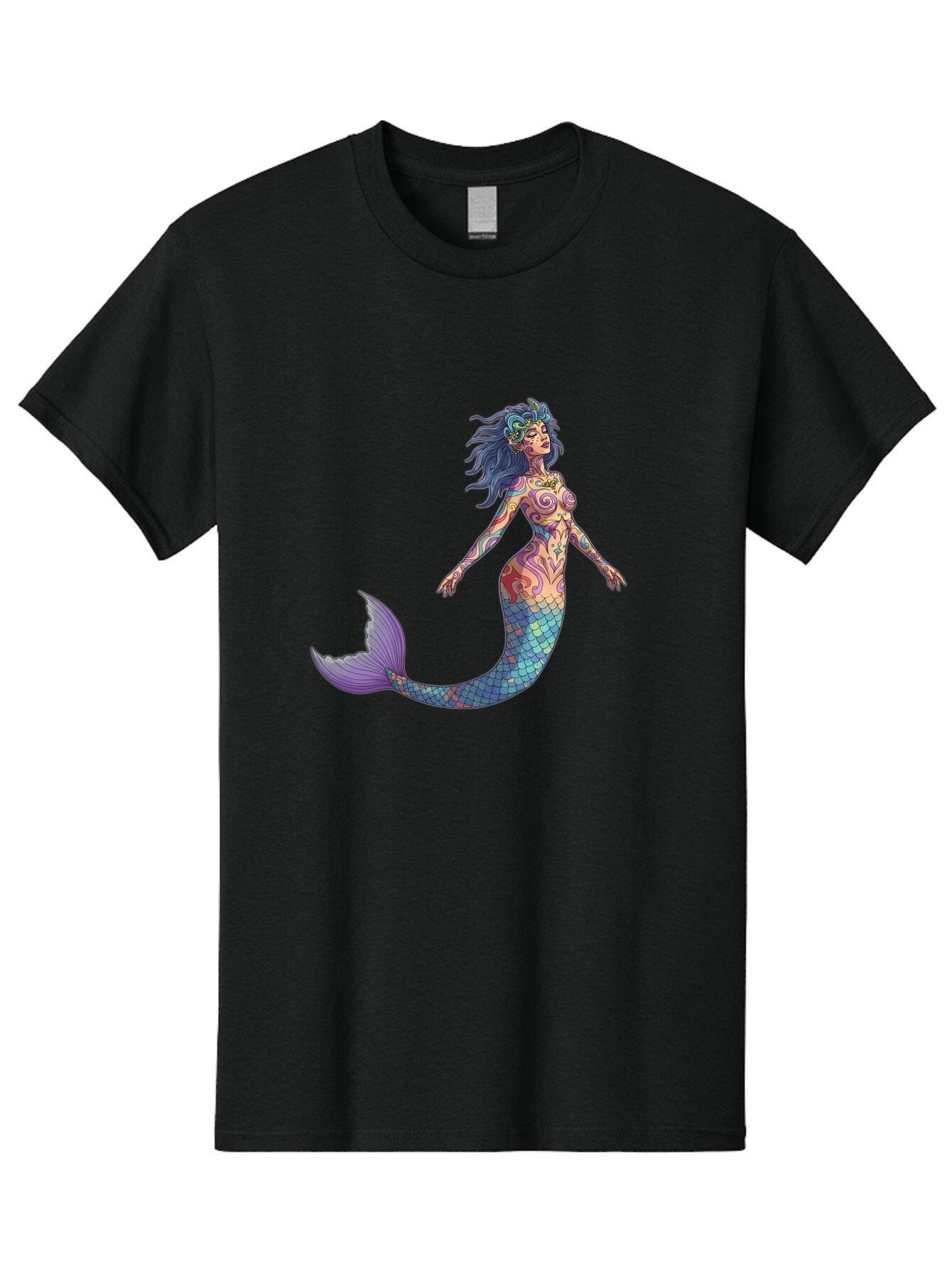Mermaid Men'S Graphic Tee, 100% Cotton, Comfortable Casual Summer Wear, Machine Washable, Vintage Camera, Old Camera, Antique Camera, Black Camera, Classic Photography, Photography Equipment, Nostalgic Device, Film Camera, Camera Art Bar151 1