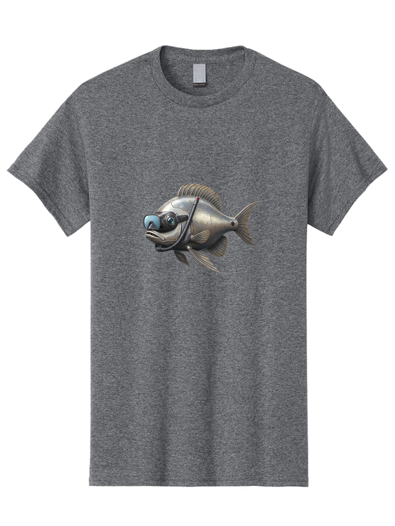 Metal-Fish-With-Diving-Gear Men'S Graphic Tee, 100% Cotton, Comfortable Casual Summer Wear, Machine Washable, Vintage Camera, Old Camera, Antique Camera, Black Camera, Classic Photography, Photography Equipment, Nostalgic Device, Film Camera, Bar152 4