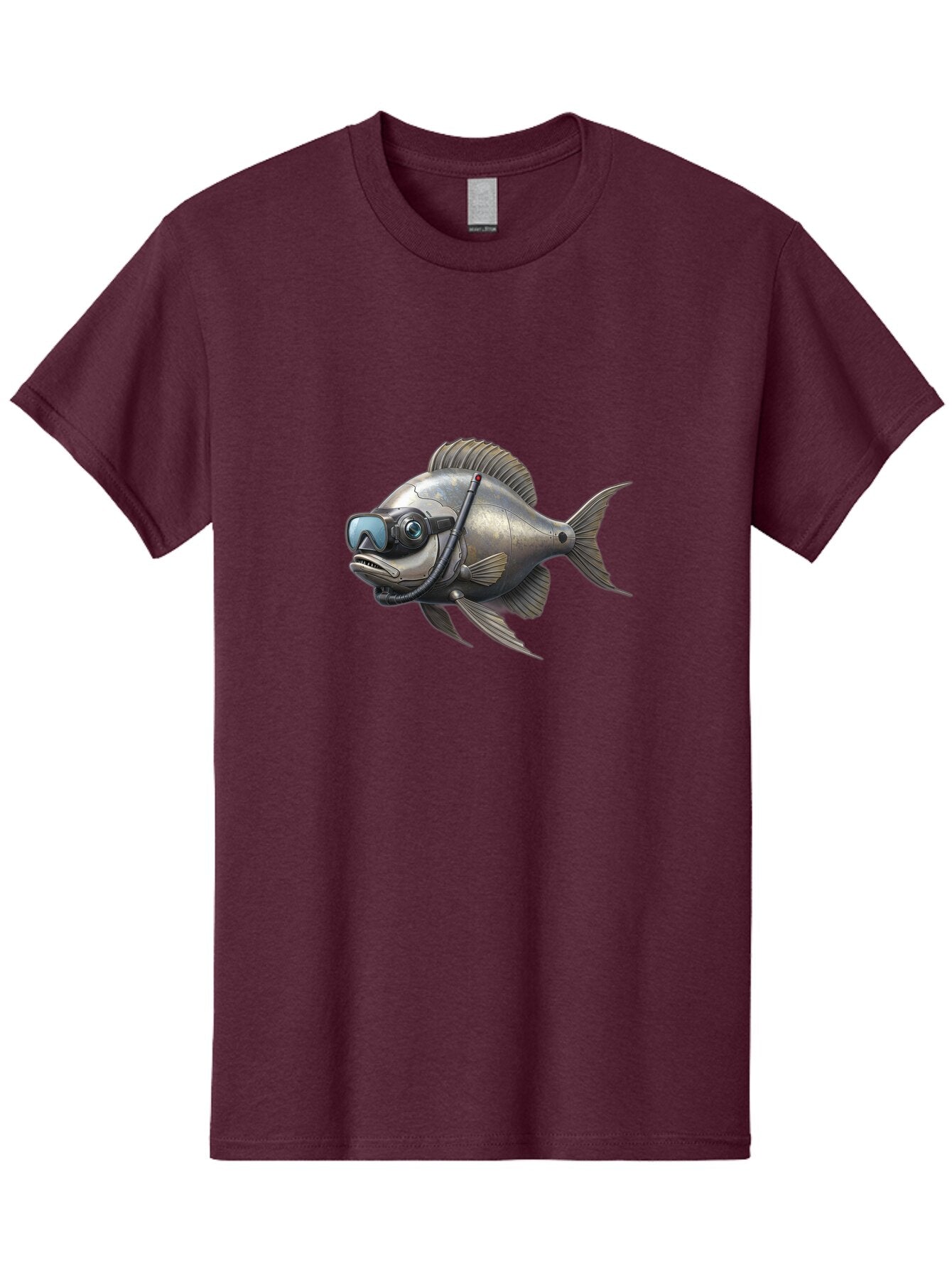 Metal-Fish-With-Diving-Gear Men'S Graphic Tee, 100% Cotton, Comfortable Casual Summer Wear, Machine Washable, Vintage Camera, Old Camera, Antique Camera, Black Camera, Classic Photography, Photography Equipment, Nostalgic Device, Film Camera, Bar152 9