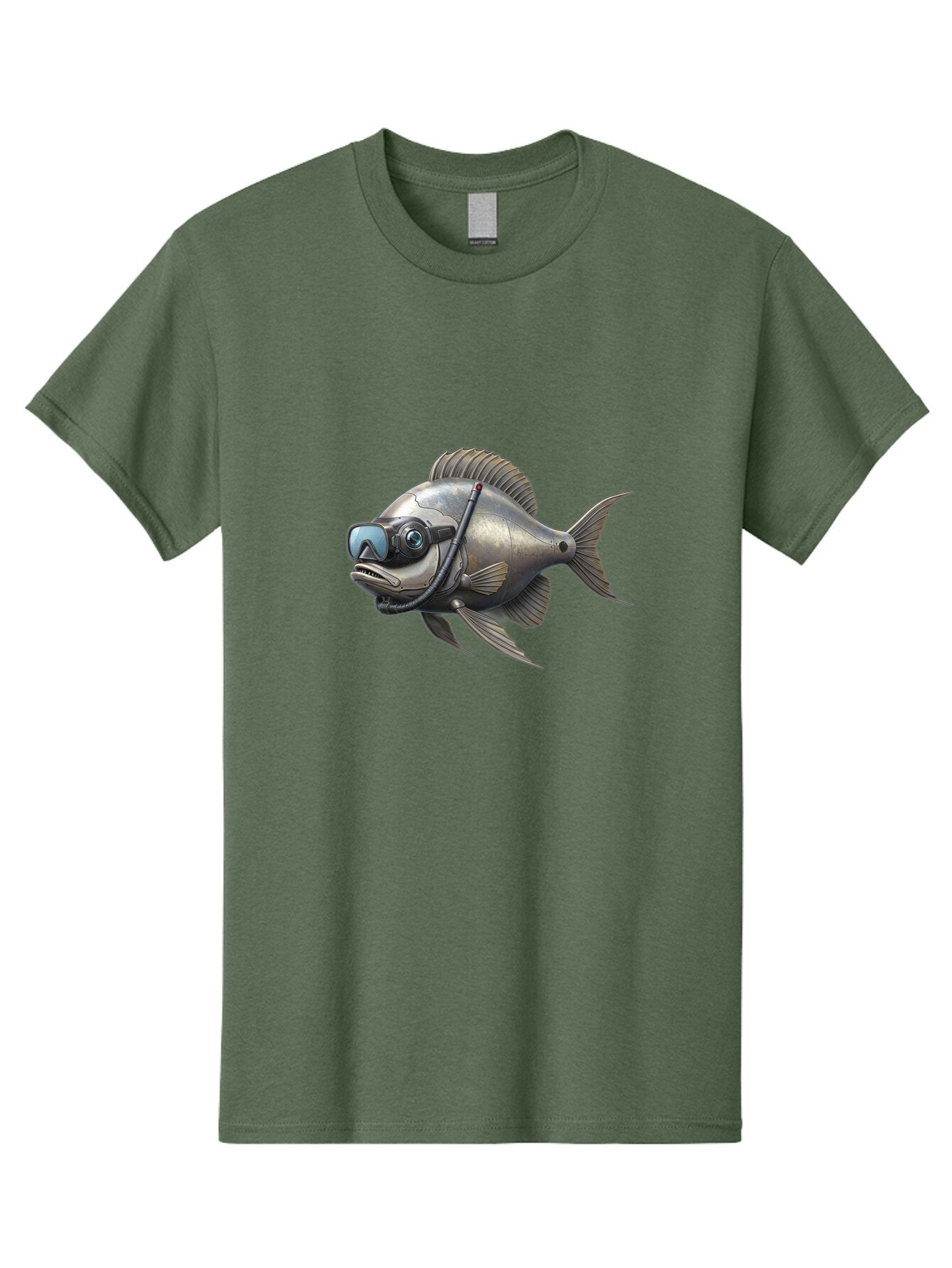 Metal-Fish-With-Diving-Gear Men'S Graphic Tee, 100% Cotton, Comfortable Casual Summer Wear, Machine Washable, Vintage Camera, Old Camera, Antique Camera, Black Camera, Classic Photography, Photography Equipment, Nostalgic Device, Film Camera, Bar152 12