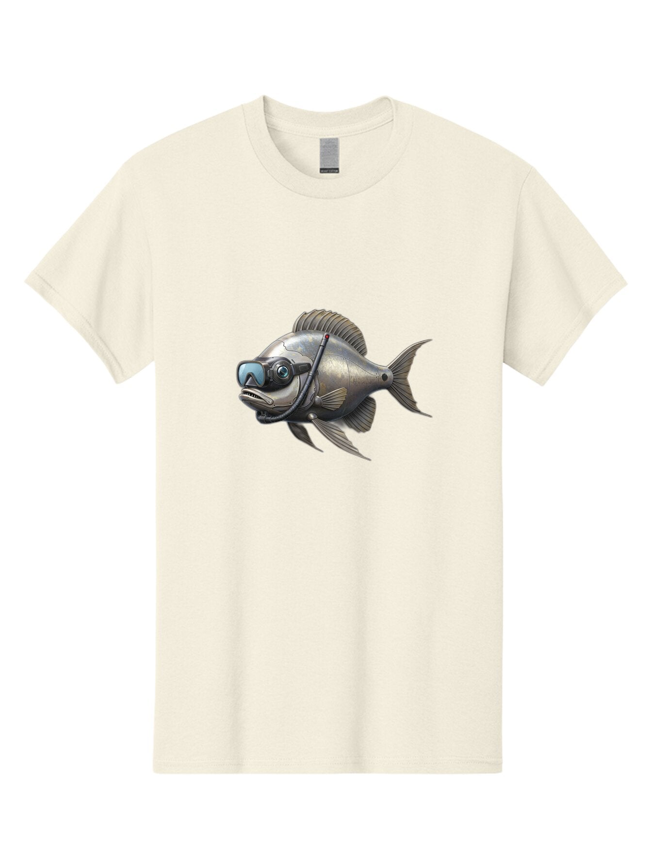 Metal-Fish-With-Diving-Gear Men'S Graphic Tee, 100% Cotton, Comfortable Casual Summer Wear, Machine Washable, Vintage Camera, Old Camera, Antique Camera, Black Camera, Classic Photography, Photography Equipment, Nostalgic Device, Film Camera, Bar152 15