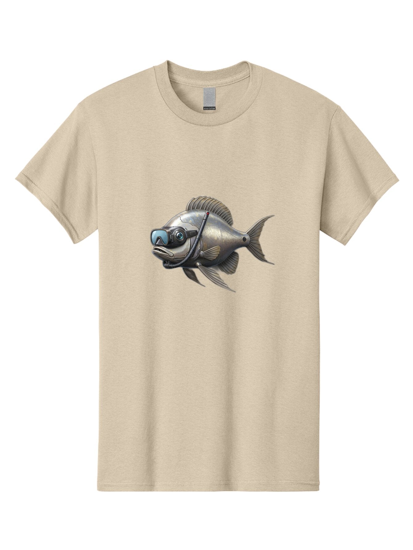 Metal-Fish-With-Diving-Gear Men'S Graphic Tee, 100% Cotton, Comfortable Casual Summer Wear, Machine Washable, Vintage Camera, Old Camera, Antique Camera, Black Camera, Classic Photography, Photography Equipment, Nostalgic Device, Film Camera, Bar152 6