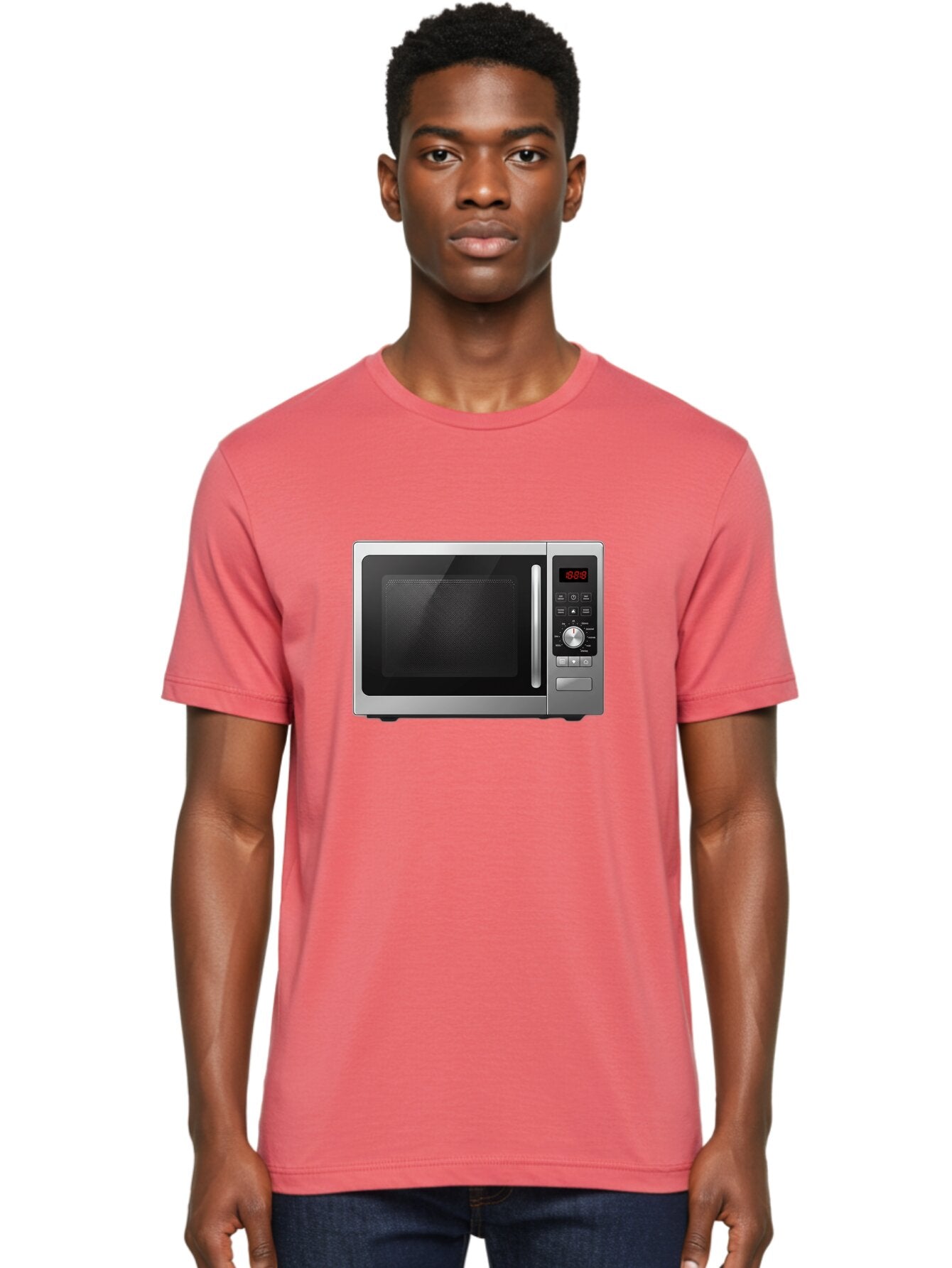 Microwave-1 Men'S Graphic Tee, 100% Cotton, Comfortable Casual Summer Wear, Machine Washable, Vintage Camera, Old Camera, Antique Camera, Black Camera, Classic Photography, Photography Equipment, Nostalgic Device, Film Camera, Camera Art Bar154 17