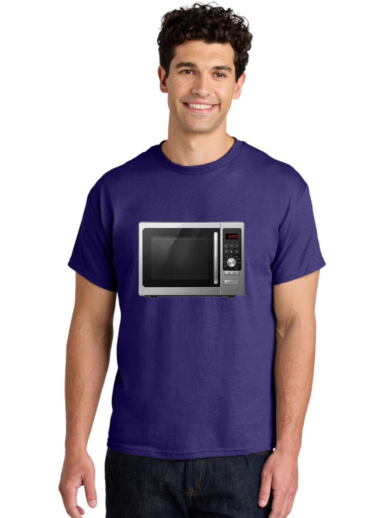 Microwave-1 Men'S Graphic Tee, 100% Cotton, Comfortable Casual Summer Wear, Machine Washable, Vintage Camera, Old Camera, Antique Camera, Black Camera, Classic Photography, Photography Equipment, Nostalgic Device, Film Camera, Camera Art Bar154 29