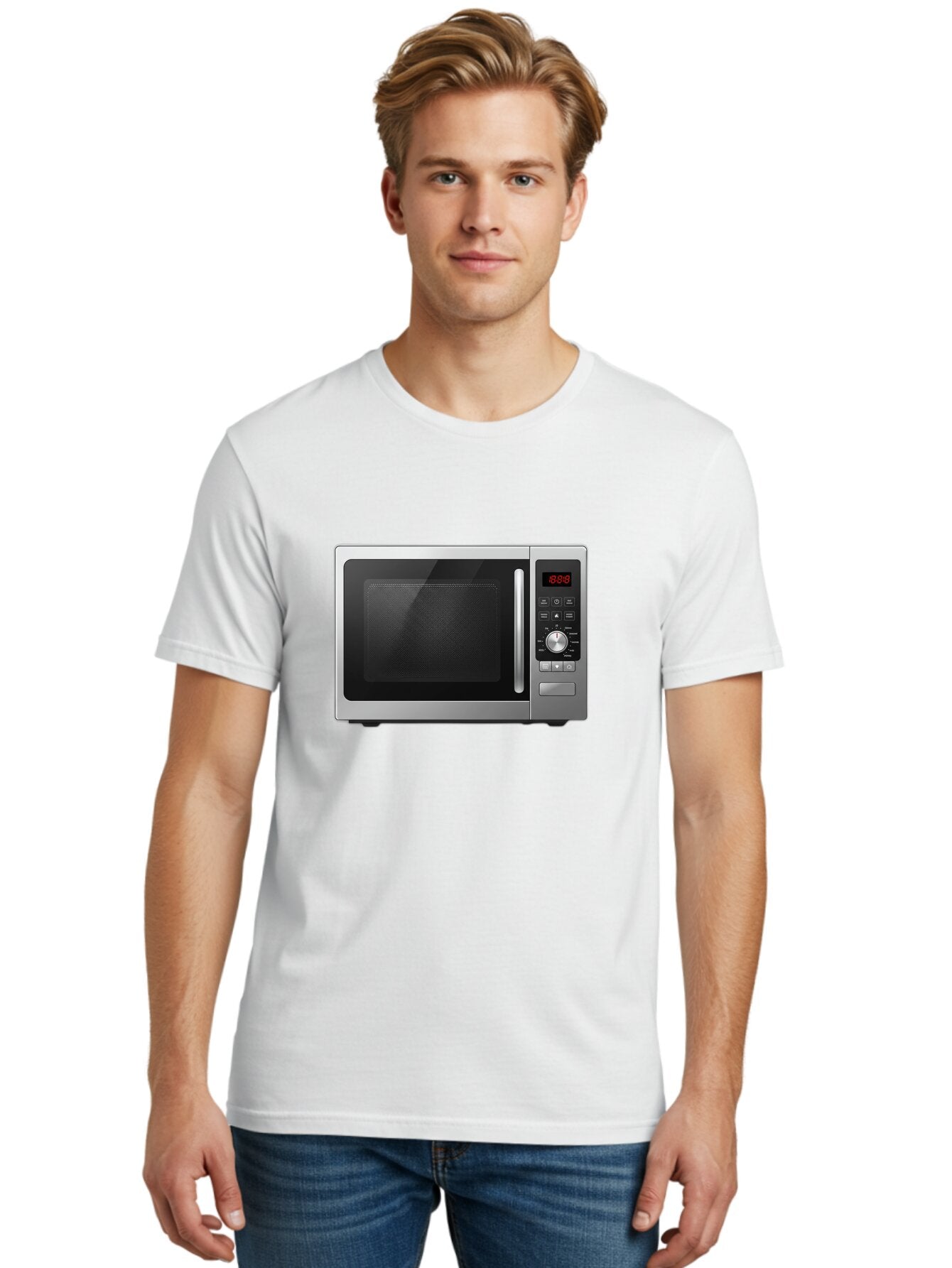 Microwave-1 Men'S Graphic Tee, 100% Cotton, Comfortable Casual Summer Wear, Machine Washable, Vintage Camera, Old Camera, Antique Camera, Black Camera, Classic Photography, Photography Equipment, Nostalgic Device, Film Camera, Camera Art Bar154 23