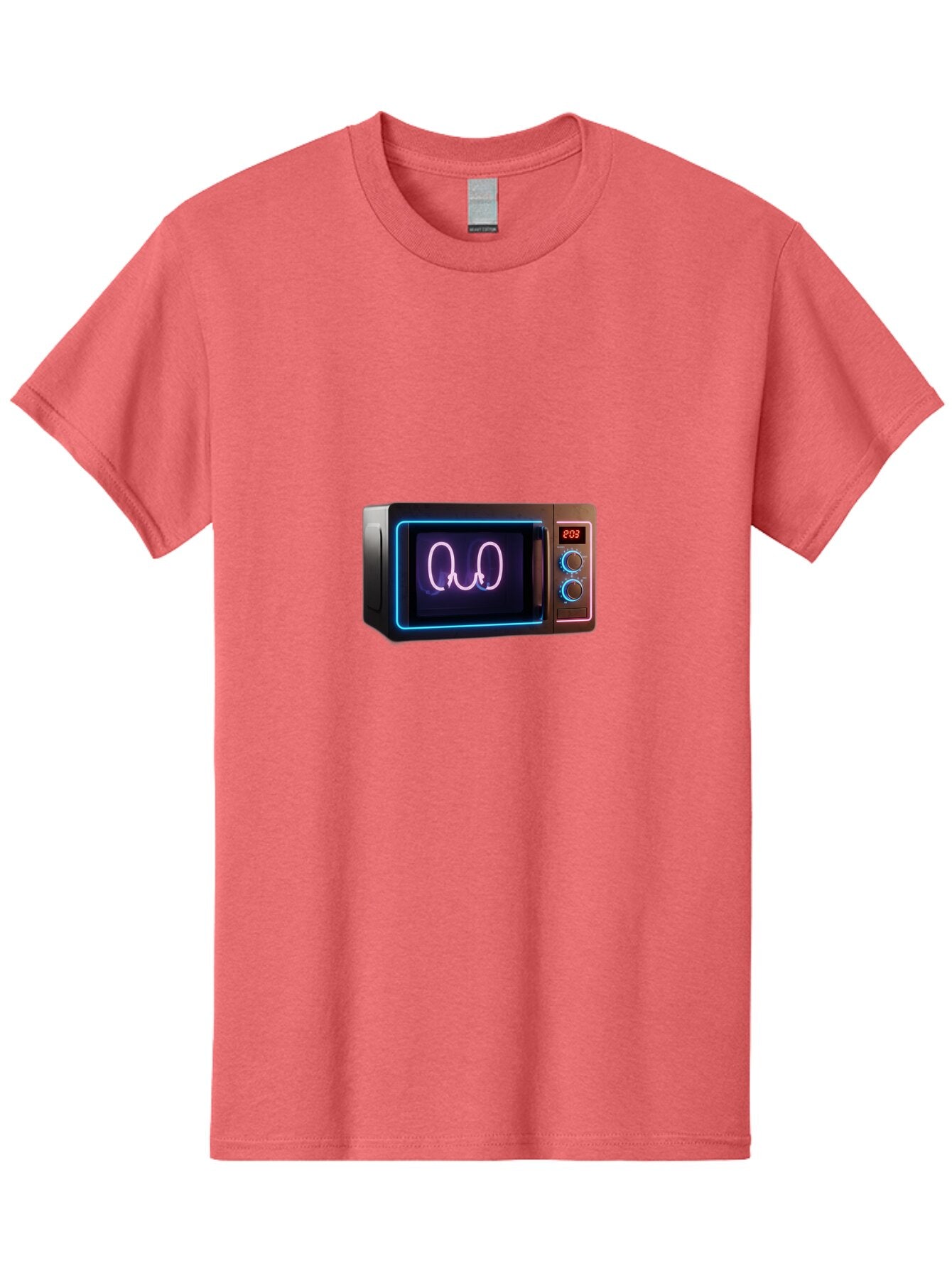 Microwave-With-Neon-Heart Men'S Graphic Tee, 100% Cotton, Comfortable Casual Summer Wear, Machine Washable, Vintage Camera, Old Camera, Antique Camera, Black Camera, Classic Photography, Photography Equipment, Nostalgic Device, Film Camera, Bar157 14