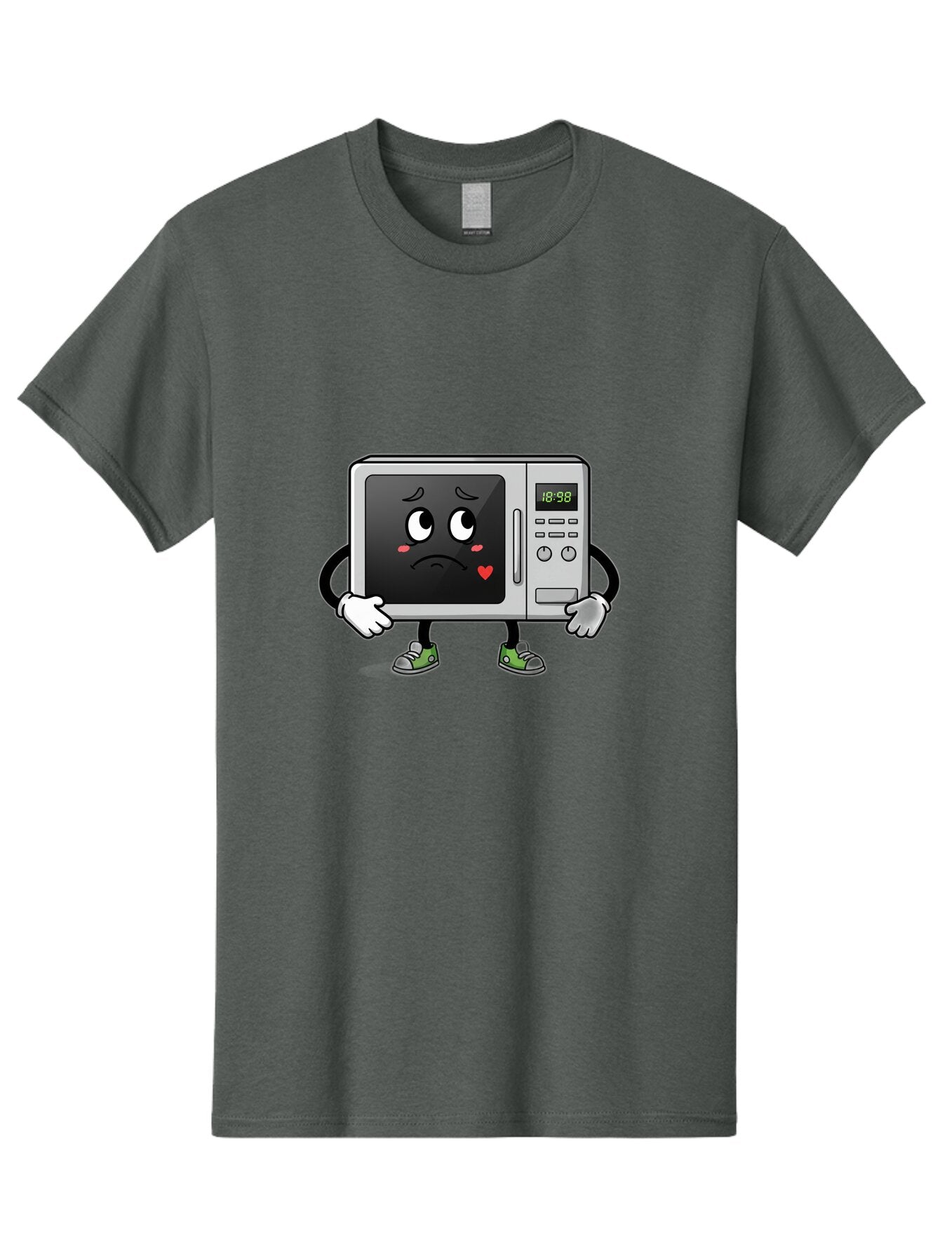 Microwave-With-Sad-Face Men'S Graphic Tee, 100% Cotton, Comfortable Casual Summer Wear, Machine Washable, Vintage Camera, Old Camera, Antique Camera, Black Camera, Classic Photography, Photography Equipment, Nostalgic Device, Film Camera, Bar158 9