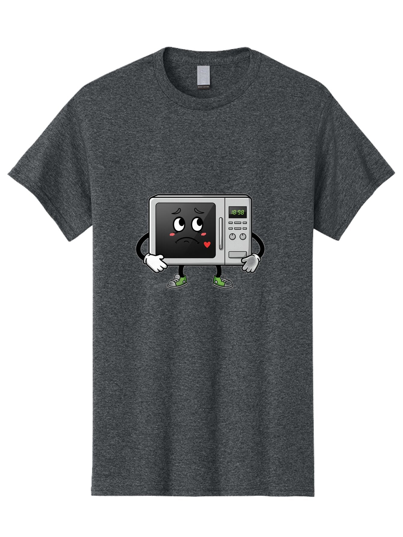 Microwave-With-Sad-Face Men'S Graphic Tee, 100% Cotton, Comfortable Casual Summer Wear, Machine Washable, Vintage Camera, Old Camera, Antique Camera, Black Camera, Classic Photography, Photography Equipment, Nostalgic Device, Film Camera, Bar158 3