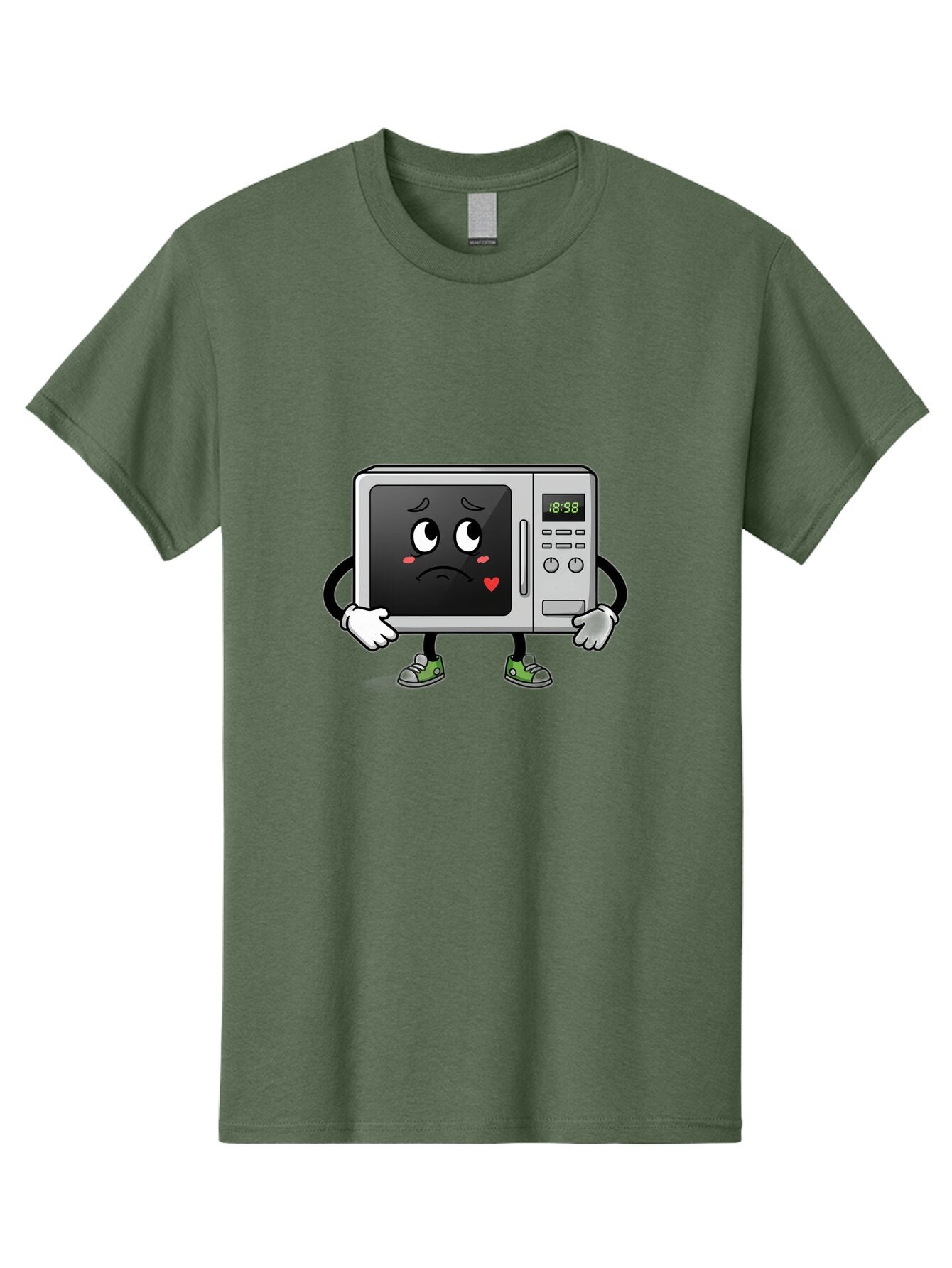 Microwave-With-Sad-Face Men'S Graphic Tee, 100% Cotton, Comfortable Casual Summer Wear, Machine Washable, Vintage Camera, Old Camera, Antique Camera, Black Camera, Classic Photography, Photography Equipment, Nostalgic Device, Film Camera, Bar158 8