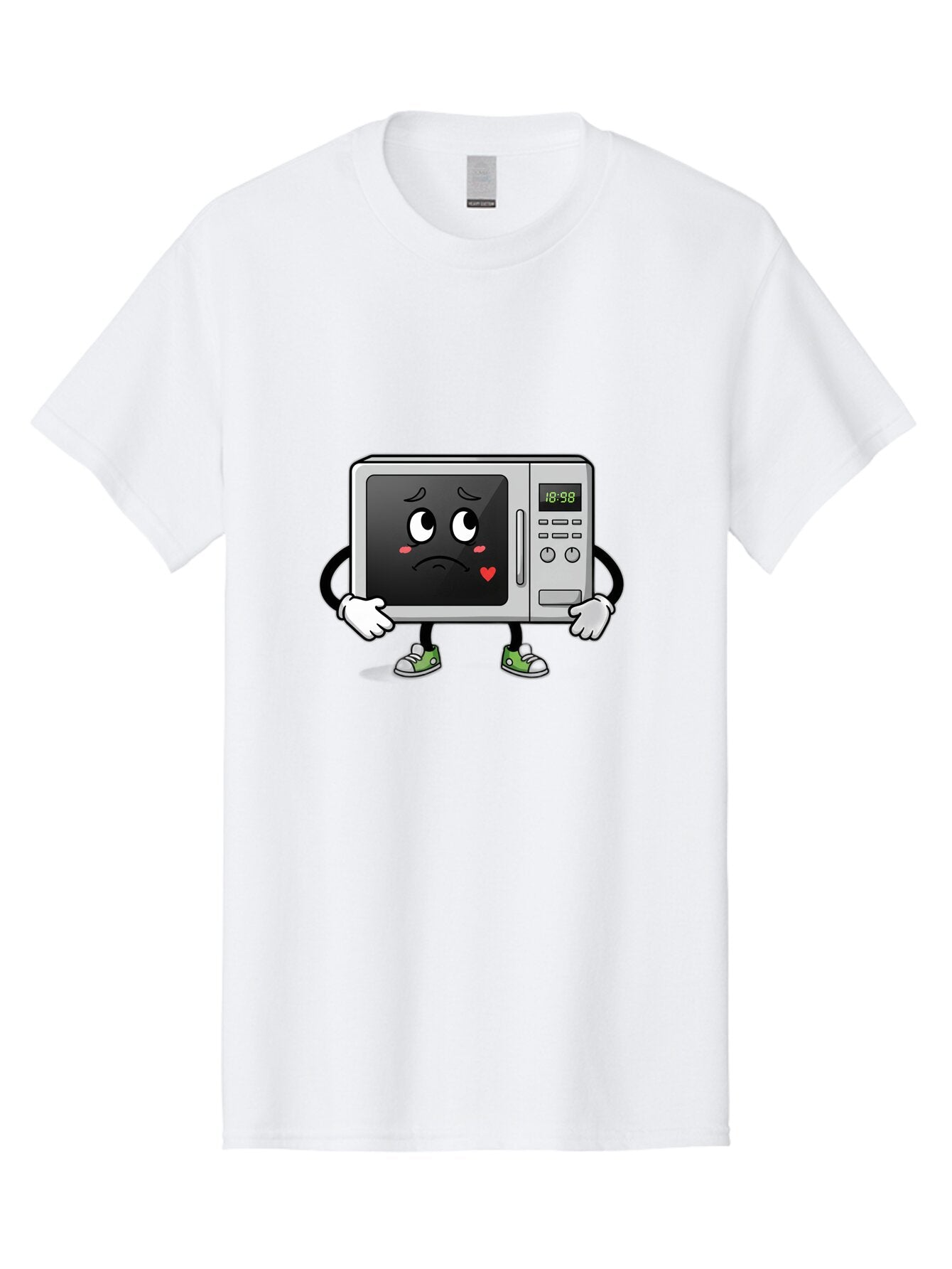 Microwave-With-Sad-Face Men'S Graphic Tee, 100% Cotton, Comfortable Casual Summer Wear, Machine Washable, Vintage Camera, Old Camera, Antique Camera, Black Camera, Classic Photography, Photography Equipment, Nostalgic Device, Film Camera, Bar158 2