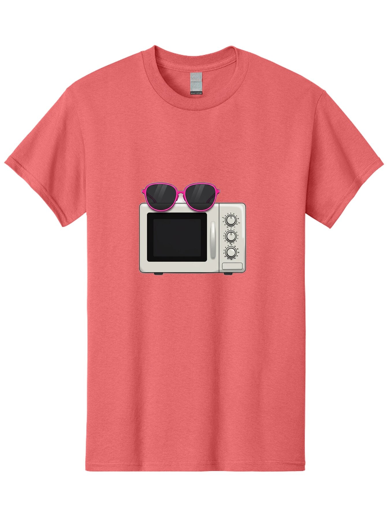 Microwave-With-Sunglasses Men'S Graphic Tee, 100% Cotton, Comfortable Casual Summer Wear, Machine Washable, Vintage Camera, Old Camera, Antique Camera, Black Camera, Classic Photography, Photography Equipment, Nostalgic Device, Film Camera, Bar162 14
