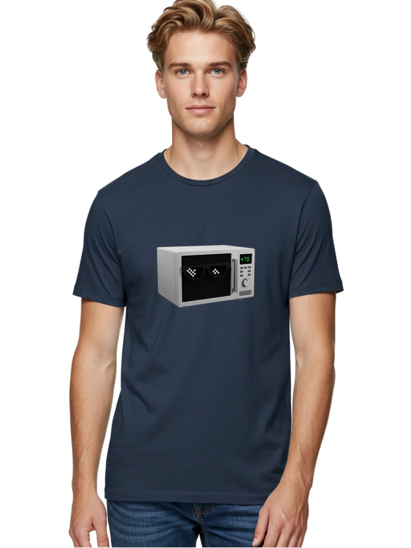 Microwave Men'S Graphic Tee, 100% Cotton, Comfortable Casual Summer Wear, Machine Washable, Vintage Camera, Old Camera, Antique Camera, Black Camera, Classic Photography, Photography Equipment, Nostalgic Device, Film Camera, Camera Art Bar163 27