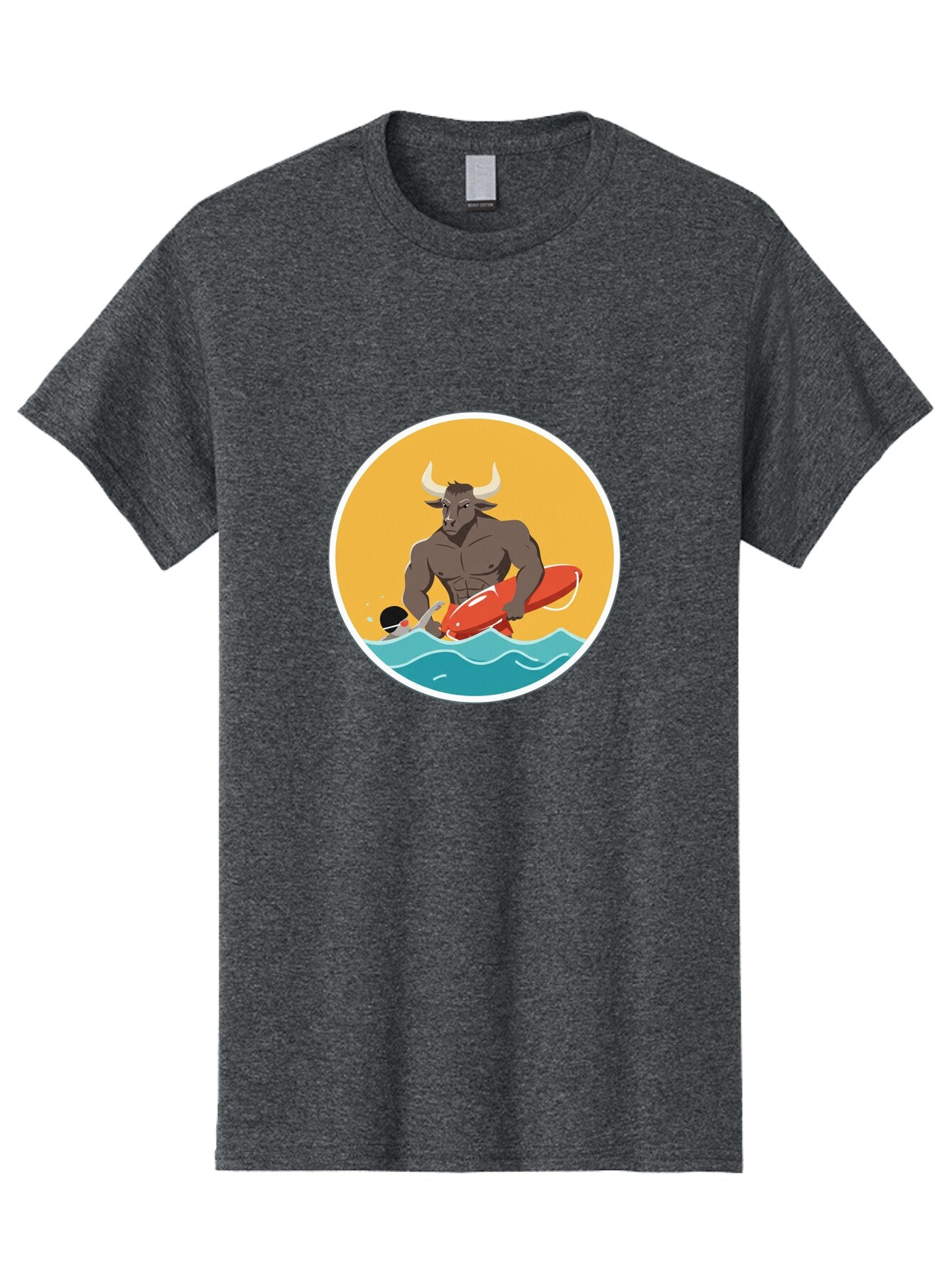Minotaur-Surfer Men'S Graphic Tee, 100% Cotton, Comfortable Casual Summer Wear, Machine Washable, Vintage Camera, Old Camera, Antique Camera, Black Camera, Classic Photography, Photography Equipment, Nostalgic Device, Film Camera, Camera Art Bar166 6