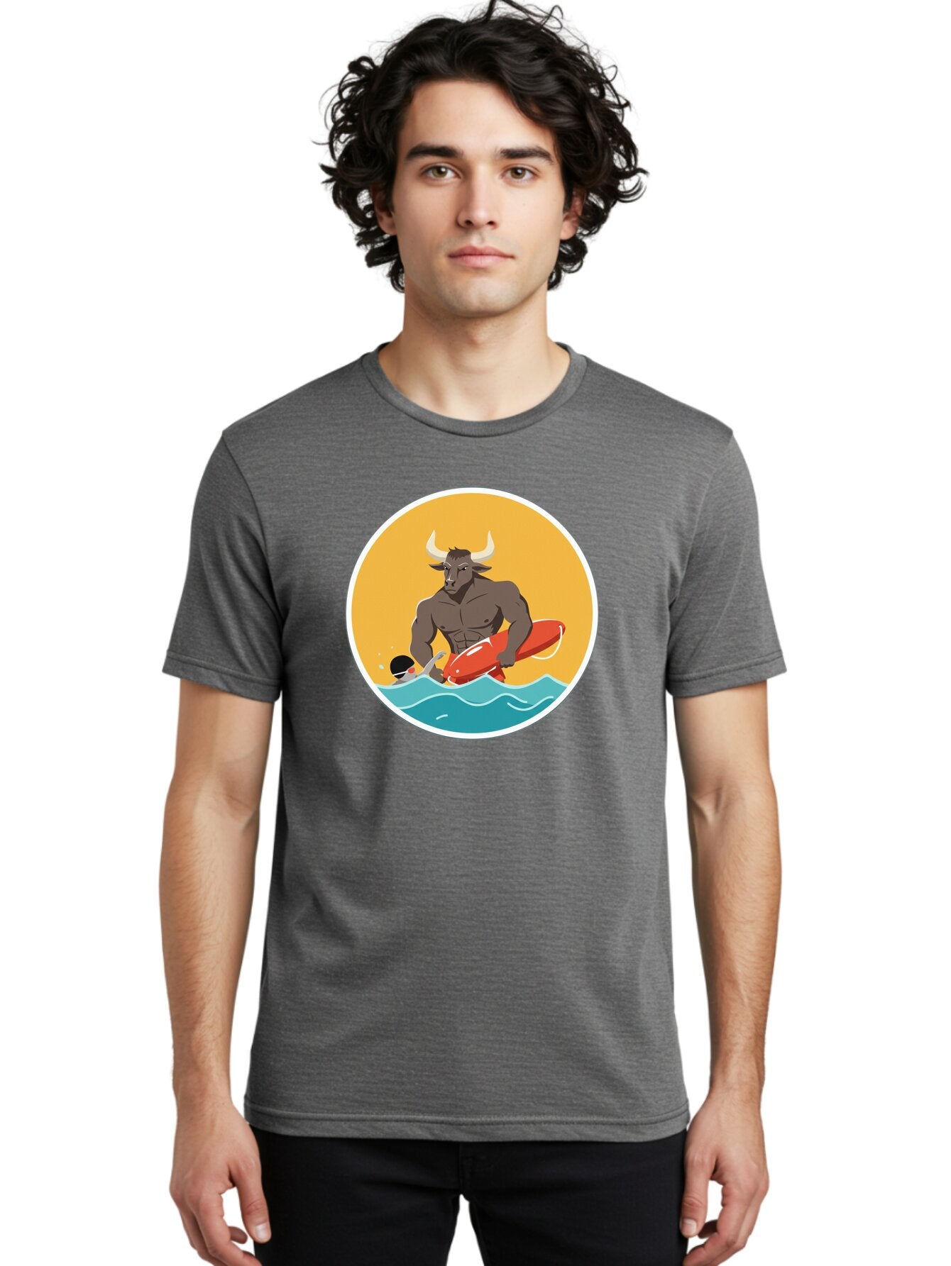 Minotaur-Surfer Men'S Graphic Tee, 100% Cotton, Comfortable Casual Summer Wear, Machine Washable, Vintage Camera, Old Camera, Antique Camera, Black Camera, Classic Photography, Photography Equipment, Nostalgic Device, Film Camera, Camera Art Bar166 26
