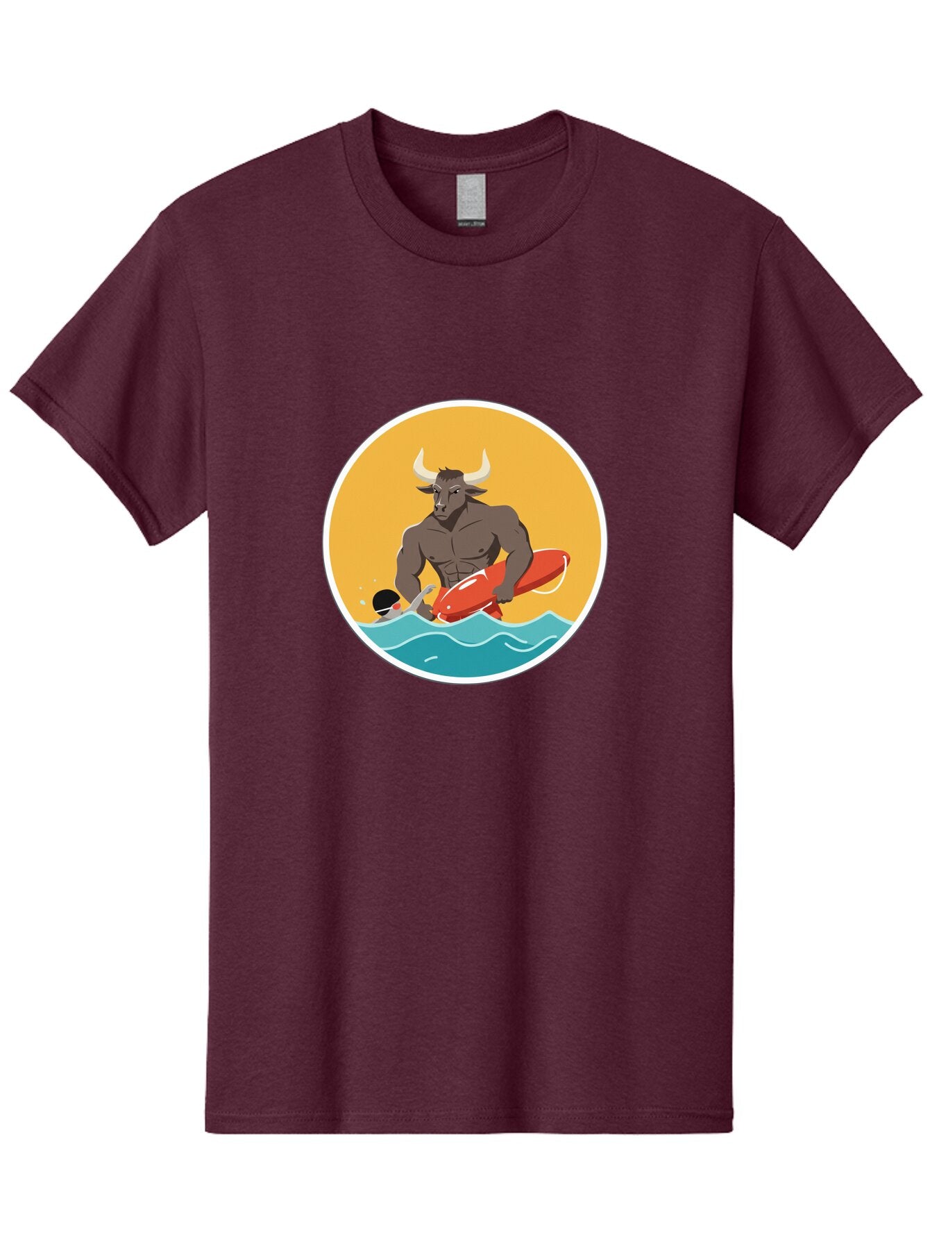 Minotaur-Surfer Men'S Graphic Tee, 100% Cotton, Comfortable Casual Summer Wear, Machine Washable, Vintage Camera, Old Camera, Antique Camera, Black Camera, Classic Photography, Photography Equipment, Nostalgic Device, Film Camera, Camera Art Bar166 1