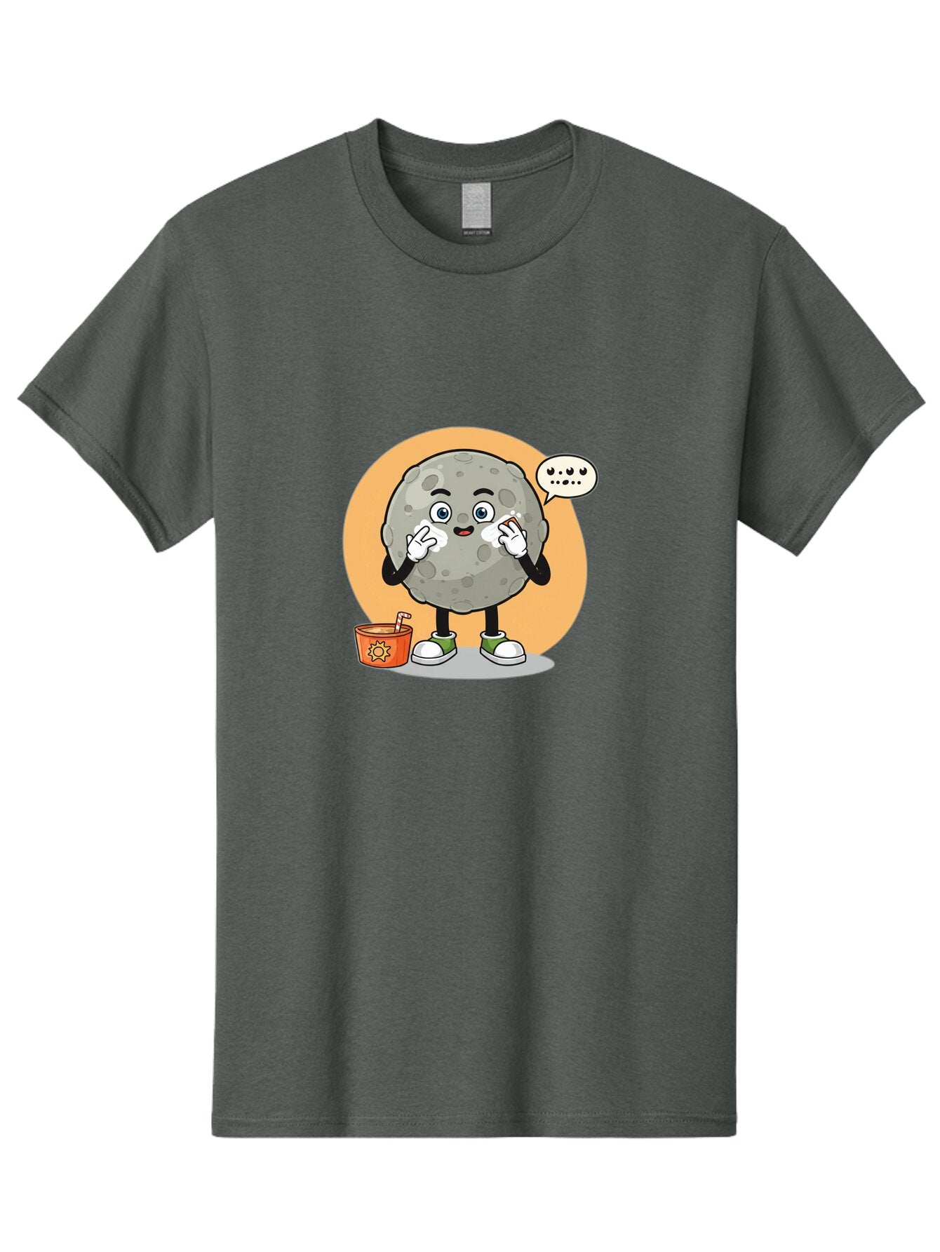Moon-Character Men'S Graphic Tee, 100% Cotton, Comfortable Casual Summer Wear, Machine Washable, Vintage Camera, Old Camera, Antique Camera, Black Camera, Classic Photography, Photography Equipment, Nostalgic Device, Film Camera, Camera Art Bar171 1